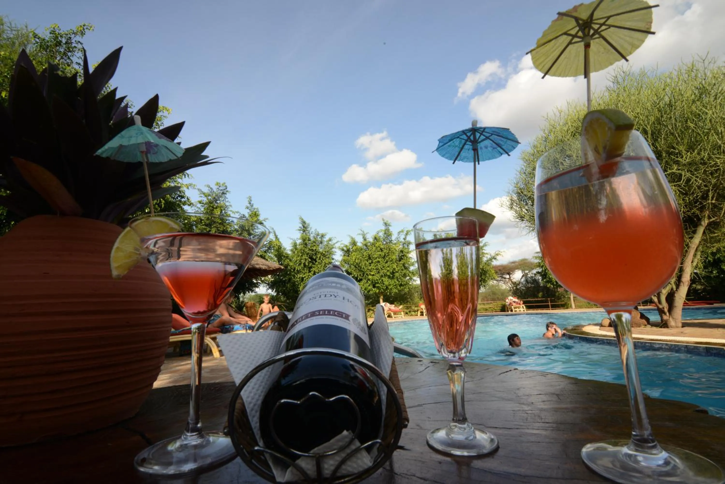 Food and drinks in Kibo Safari Camp