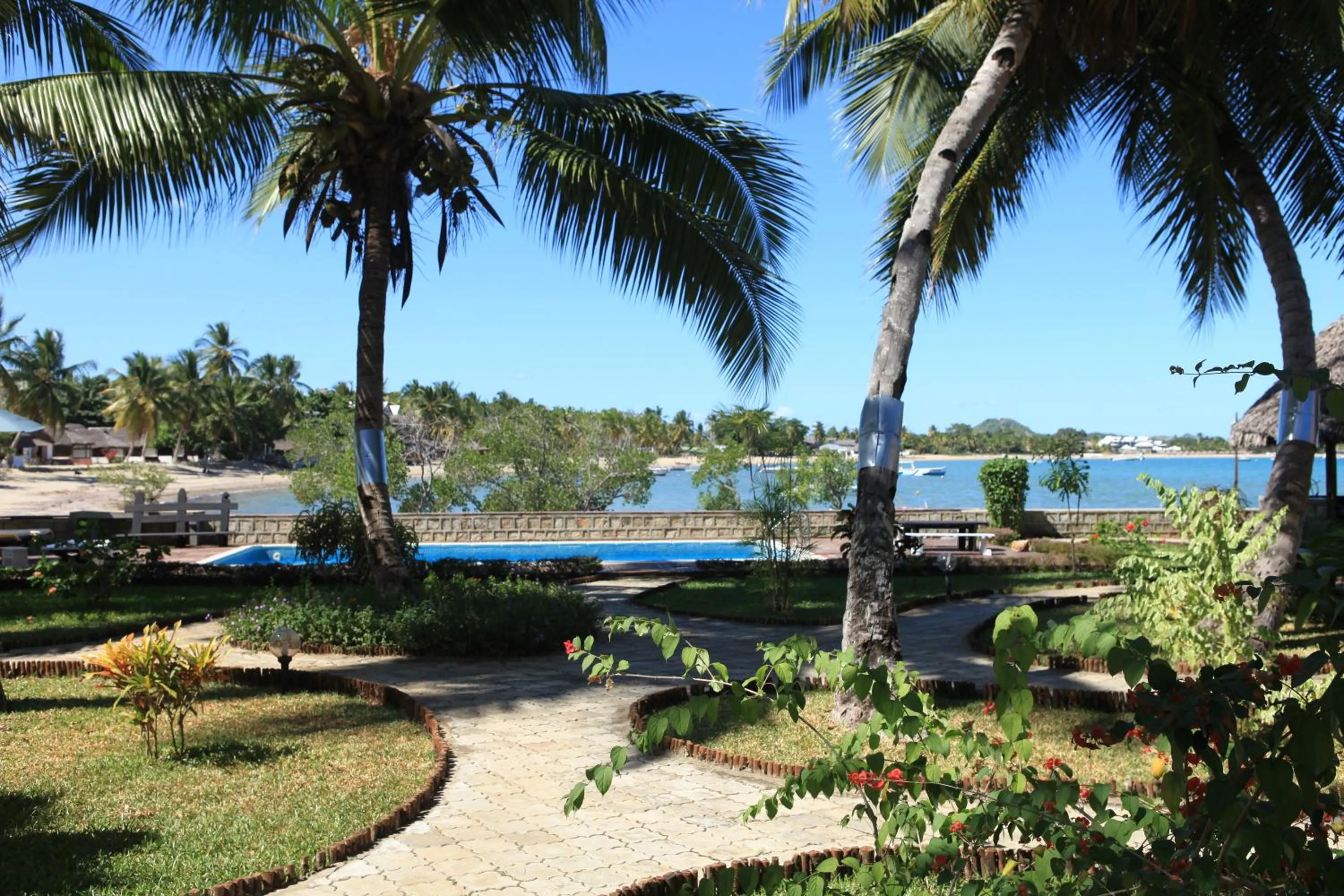 Garden view in Ylang hôtel