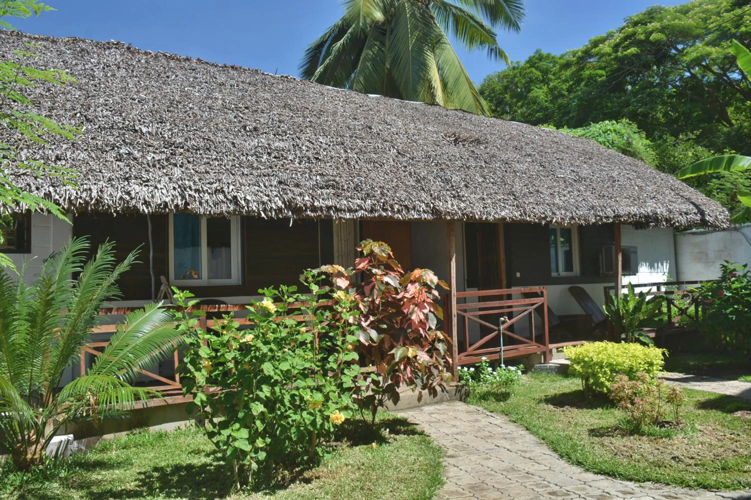 Patio in Ylang hôtel