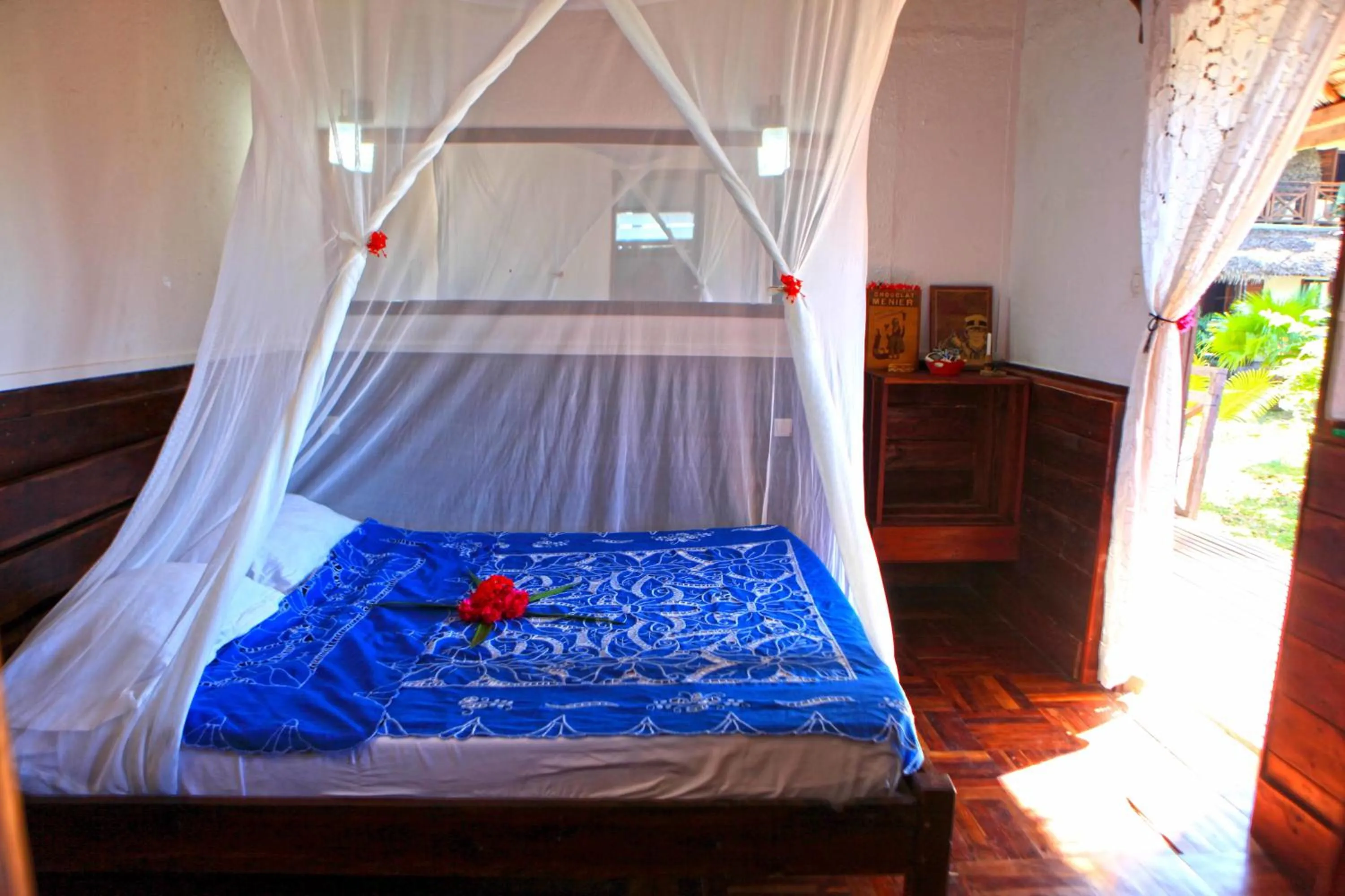 Decorative detail, Bed in Ylang hôtel