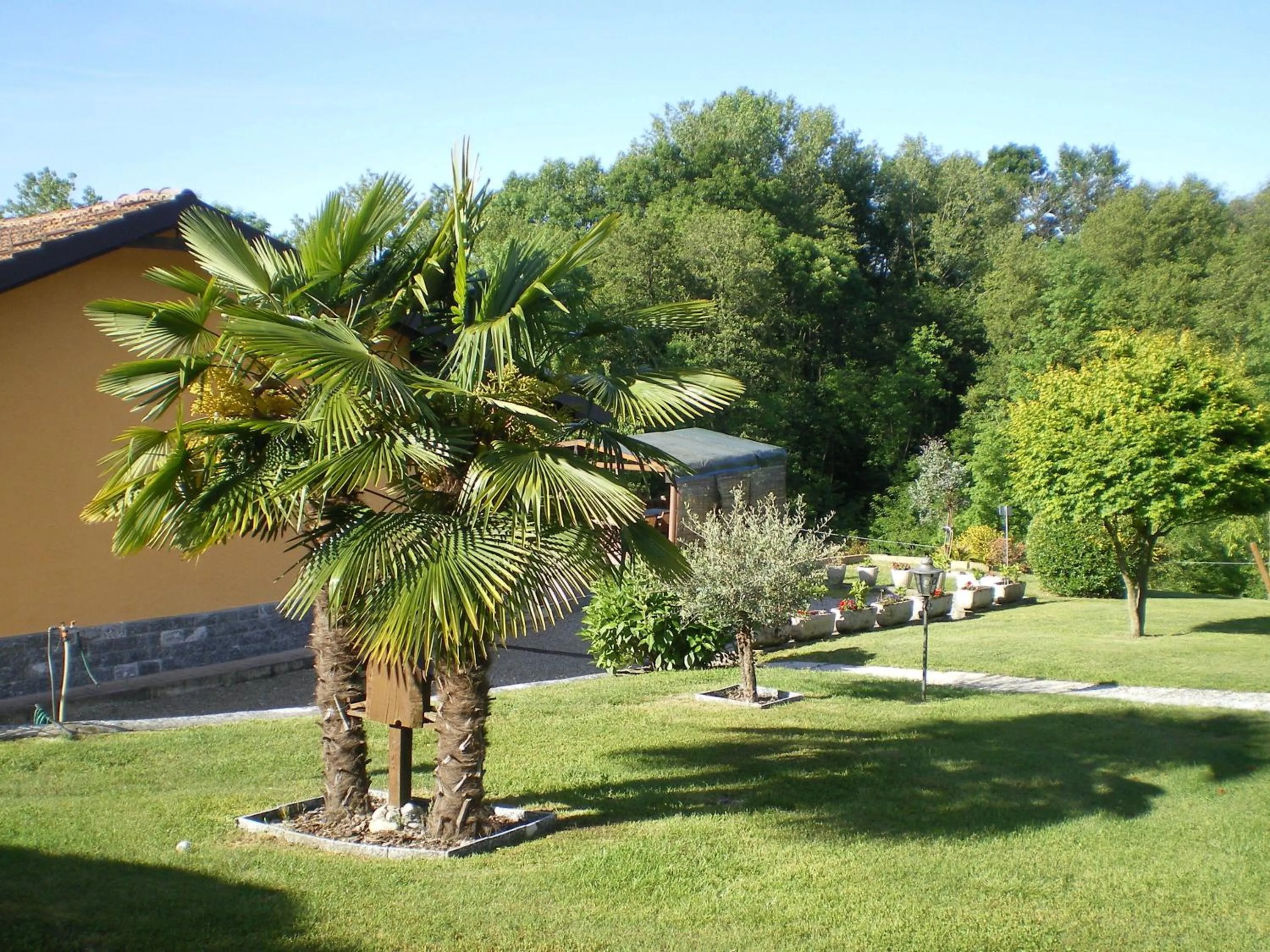 Garden view in B&B La Quiete
