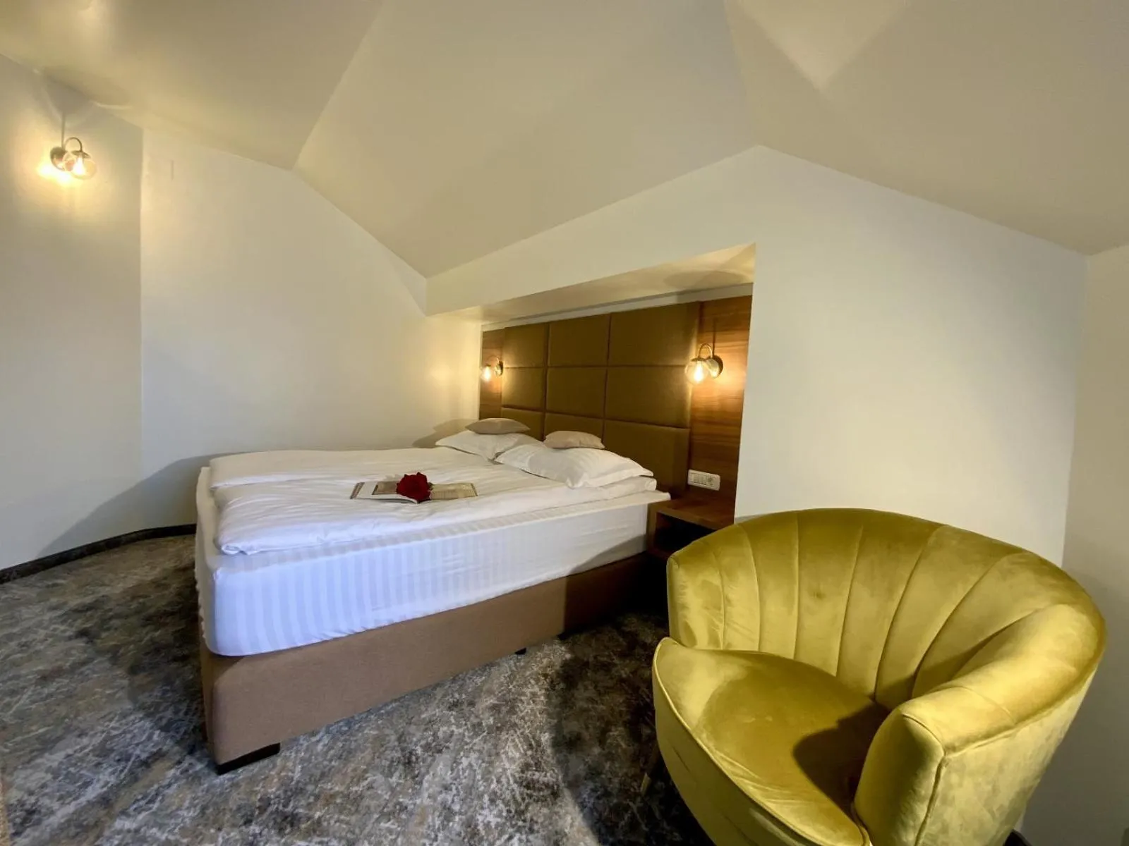 Bed in Motel Alaska