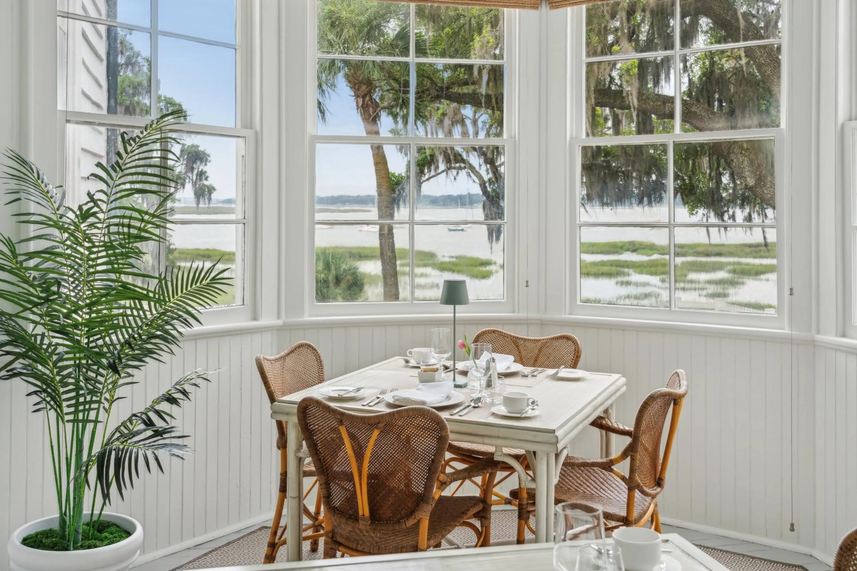 Dining area in Cuthbert House