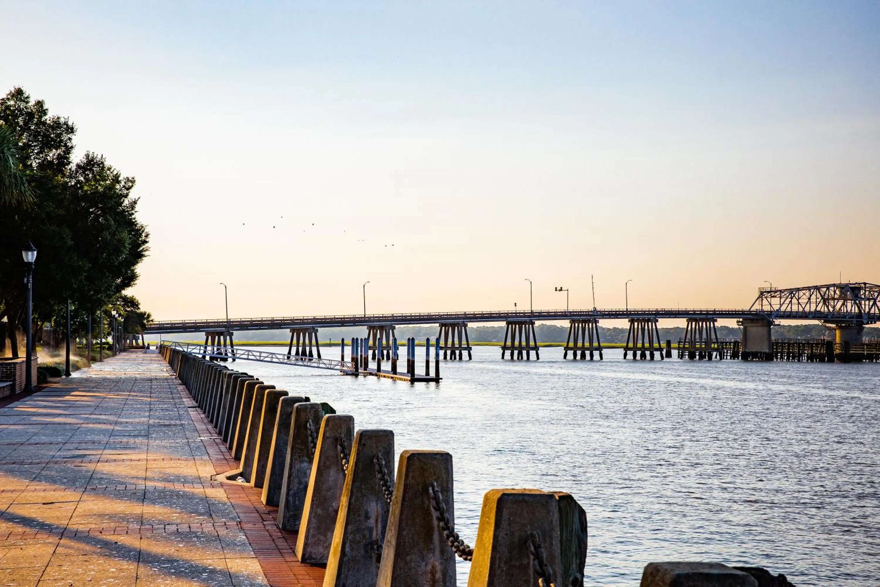 River view in Cuthbert House