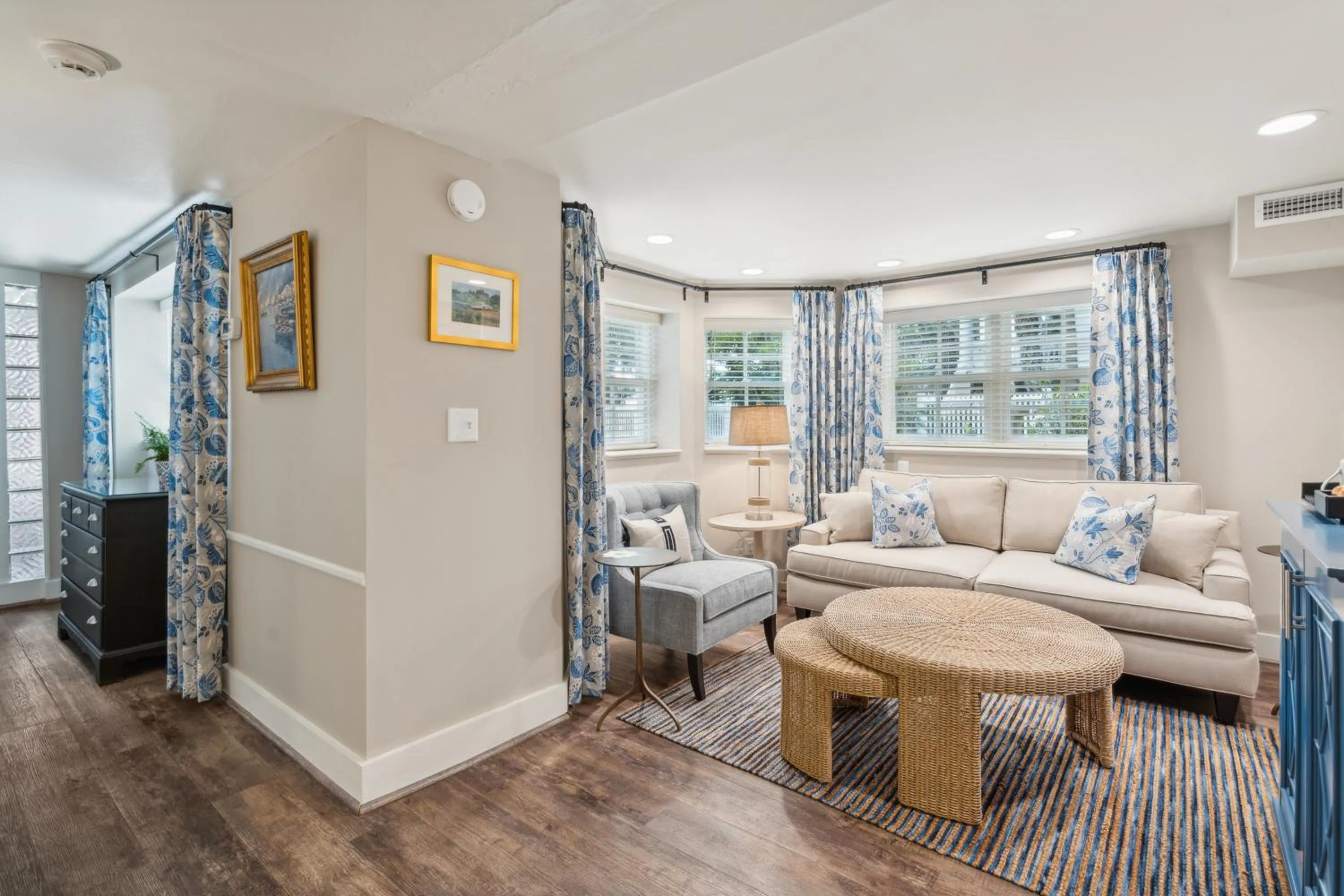 Living room in Cuthbert House