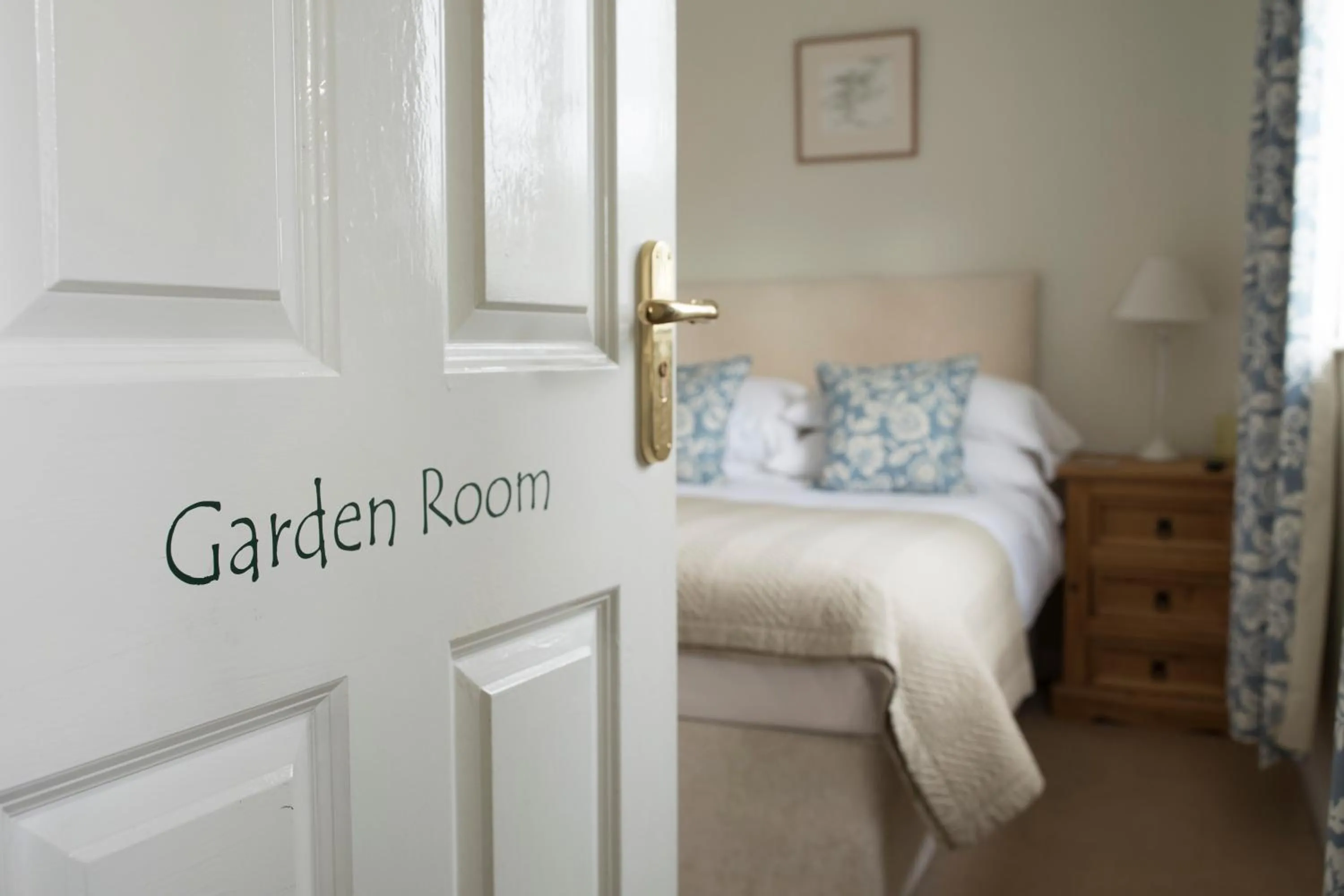Bed in Pear Tree House B&B