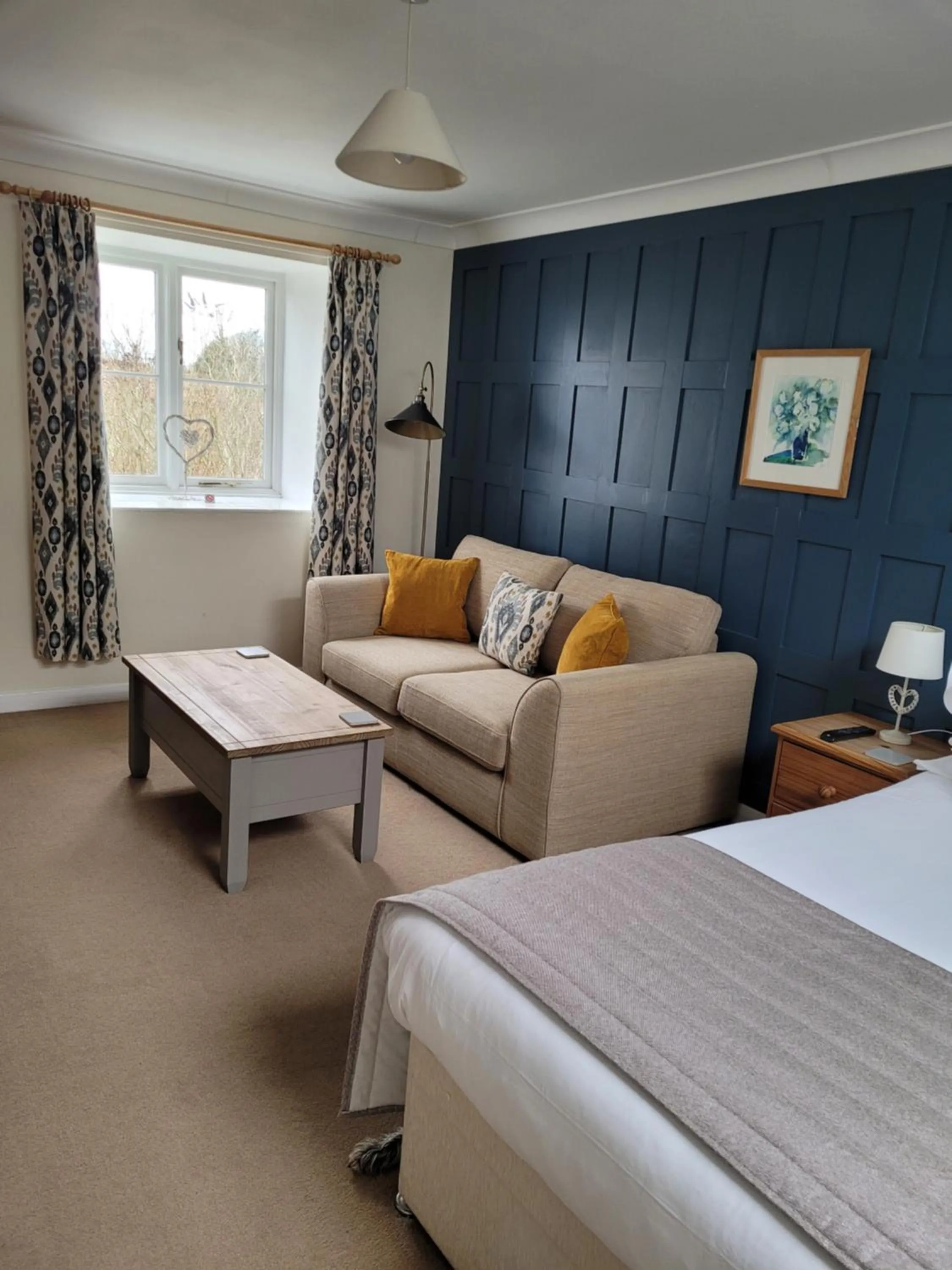 Bed in Pear Tree House B&B