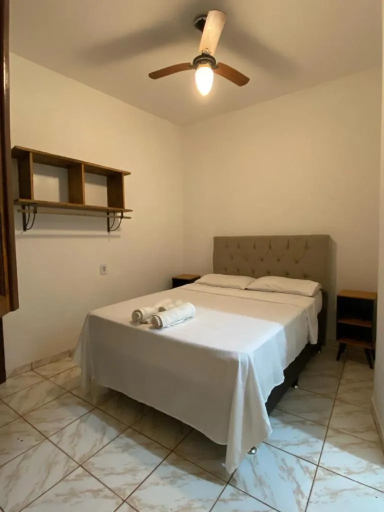 Bed in Pousada Caminho do Ribeirão