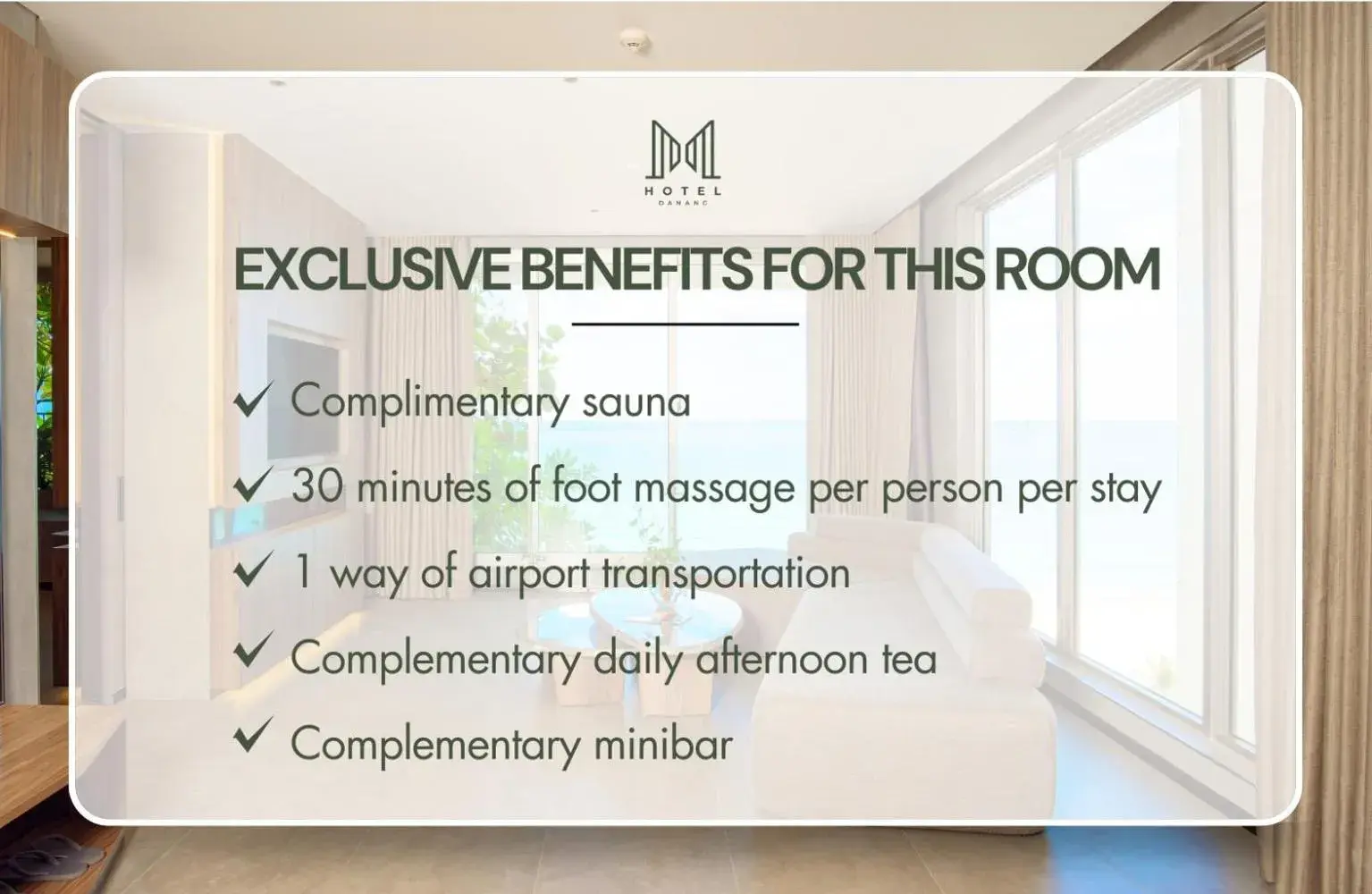 Special Offer - Two Bedroom Apartment Oceanfront in M Hotel Danang Special Offer - Two Bedroom Apartment Oceanfront in M Hotel Danang