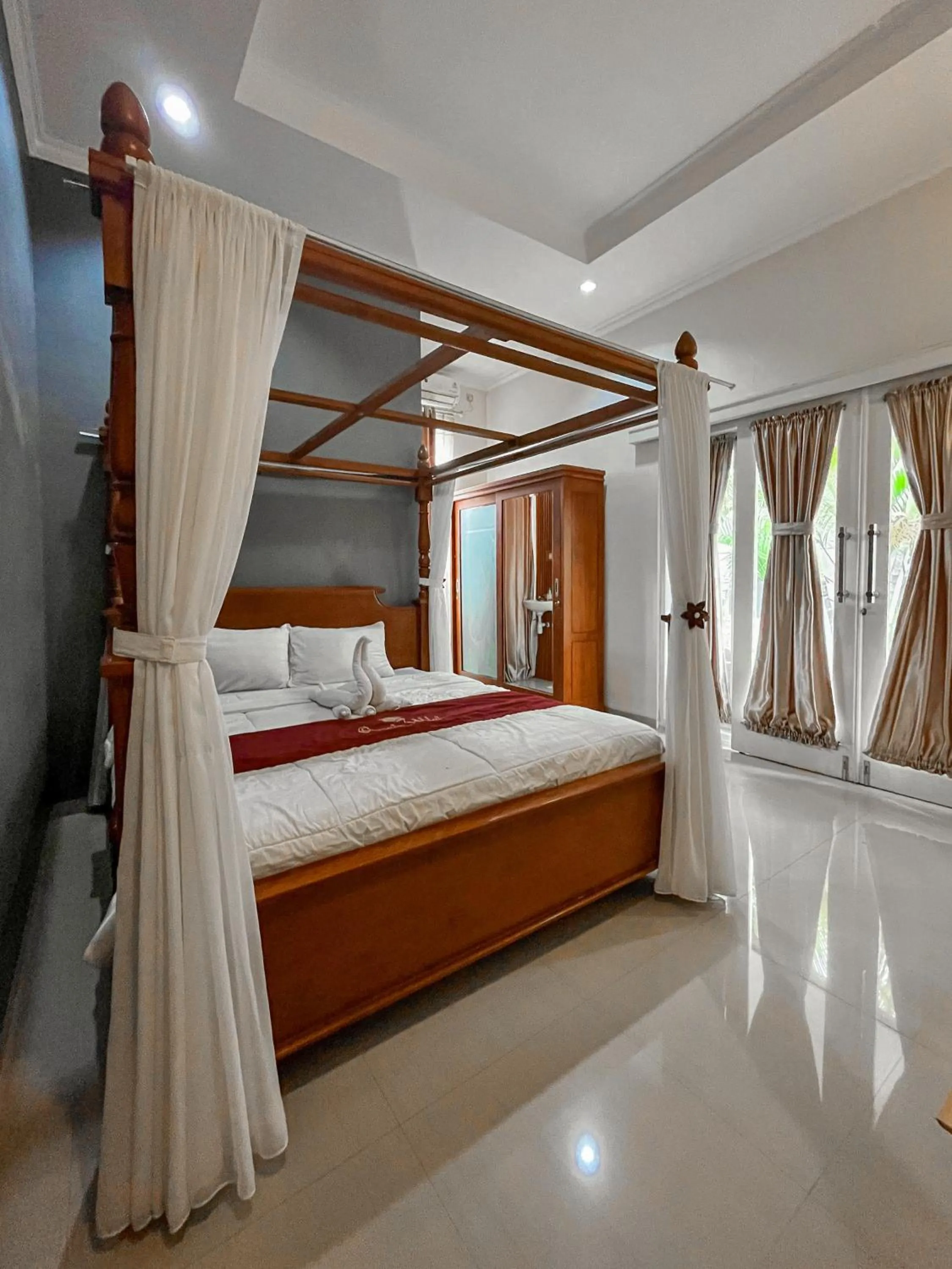 Bed in Omah Ulfah Homestay