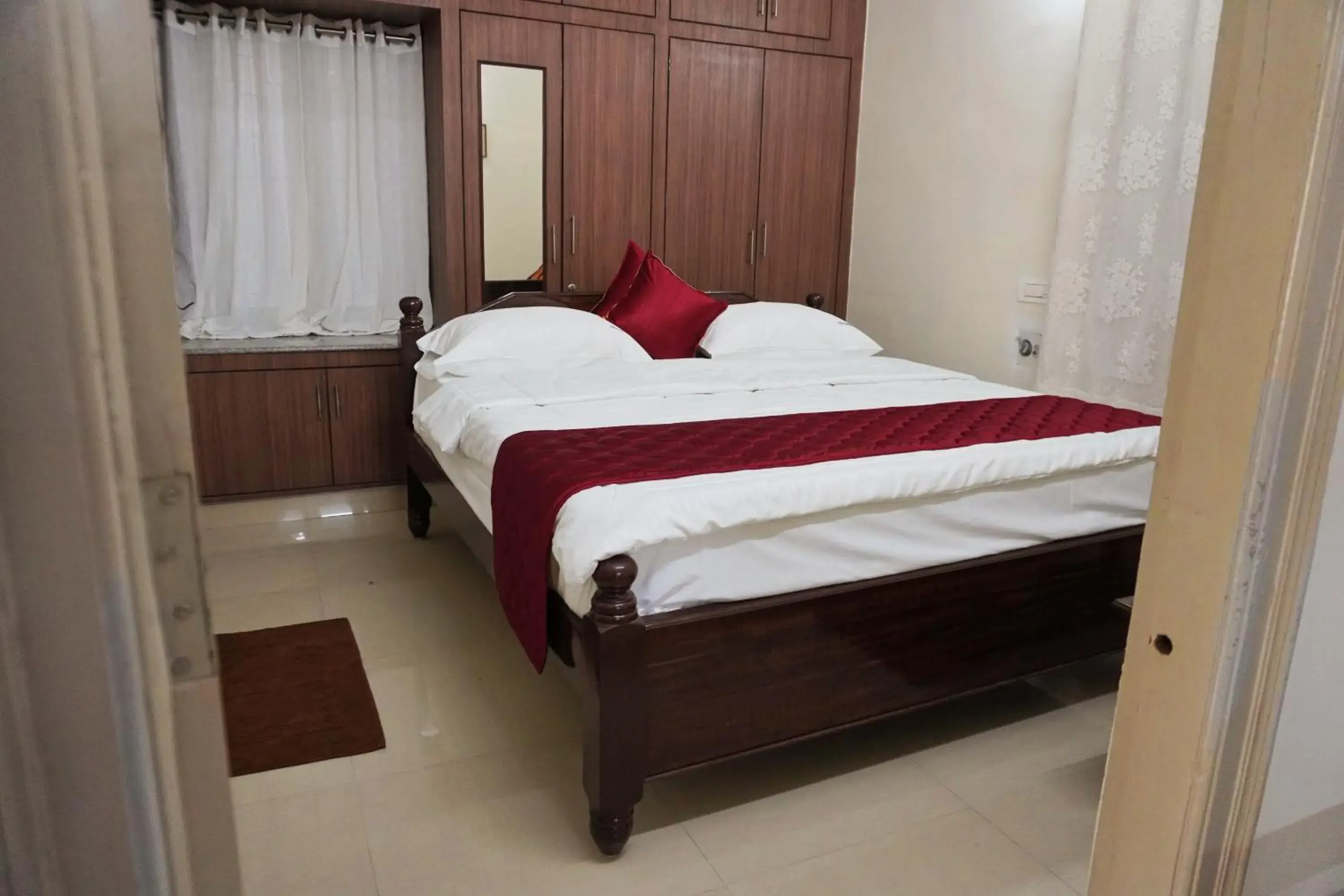 Bed in ABS Home Stay, 2Bed room AC Flats,Tirupati Bed in ABS Home Stay, 2Bed room AC Flats,Tirupati
