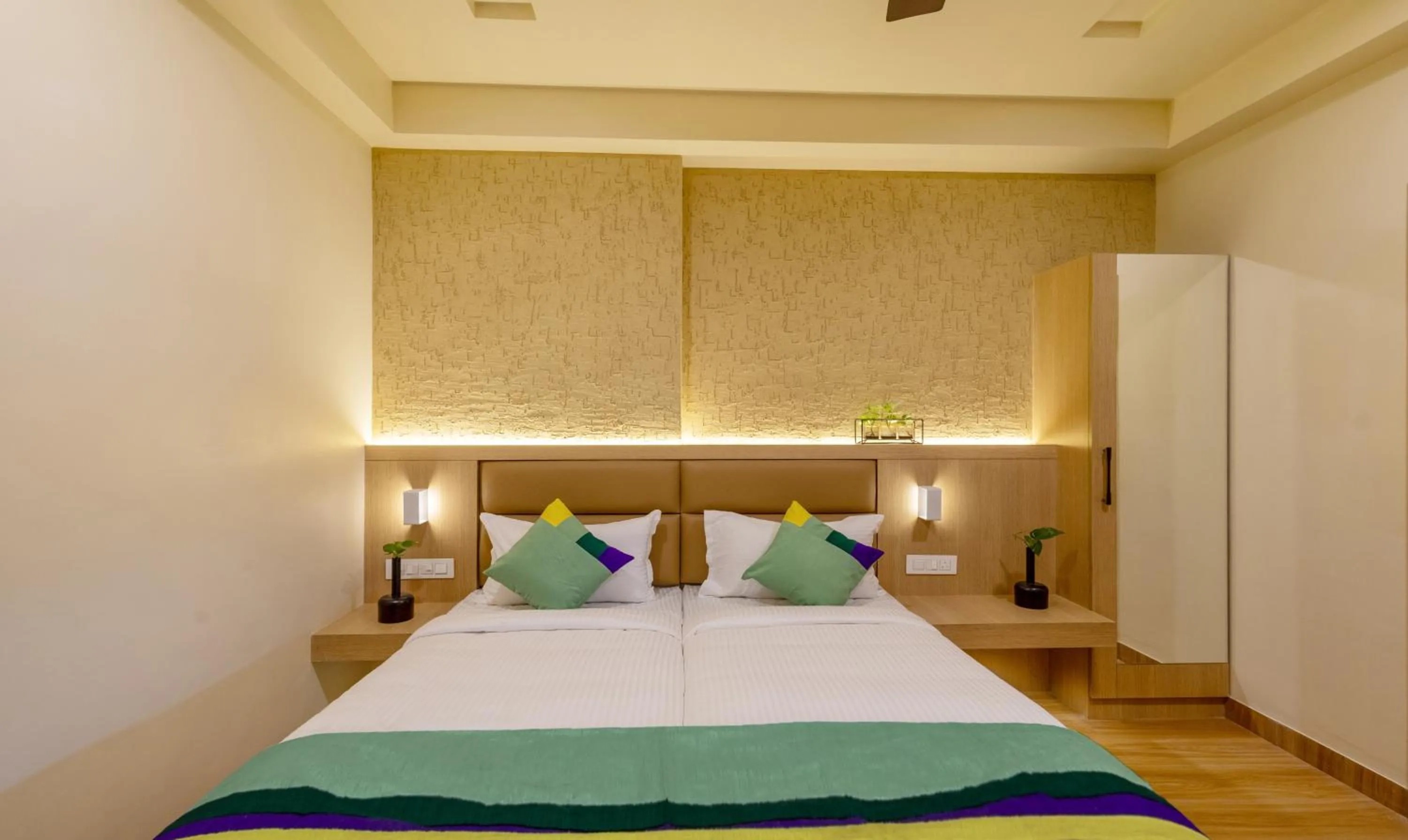 Bedroom, Bed in Treebo Nestlay Rooms Gummidipoondi