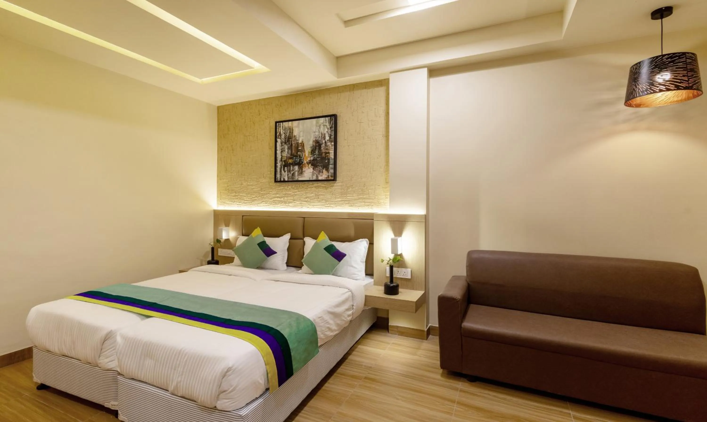 Bedroom, Bed in Treebo Nestlay Rooms Gummidipoondi