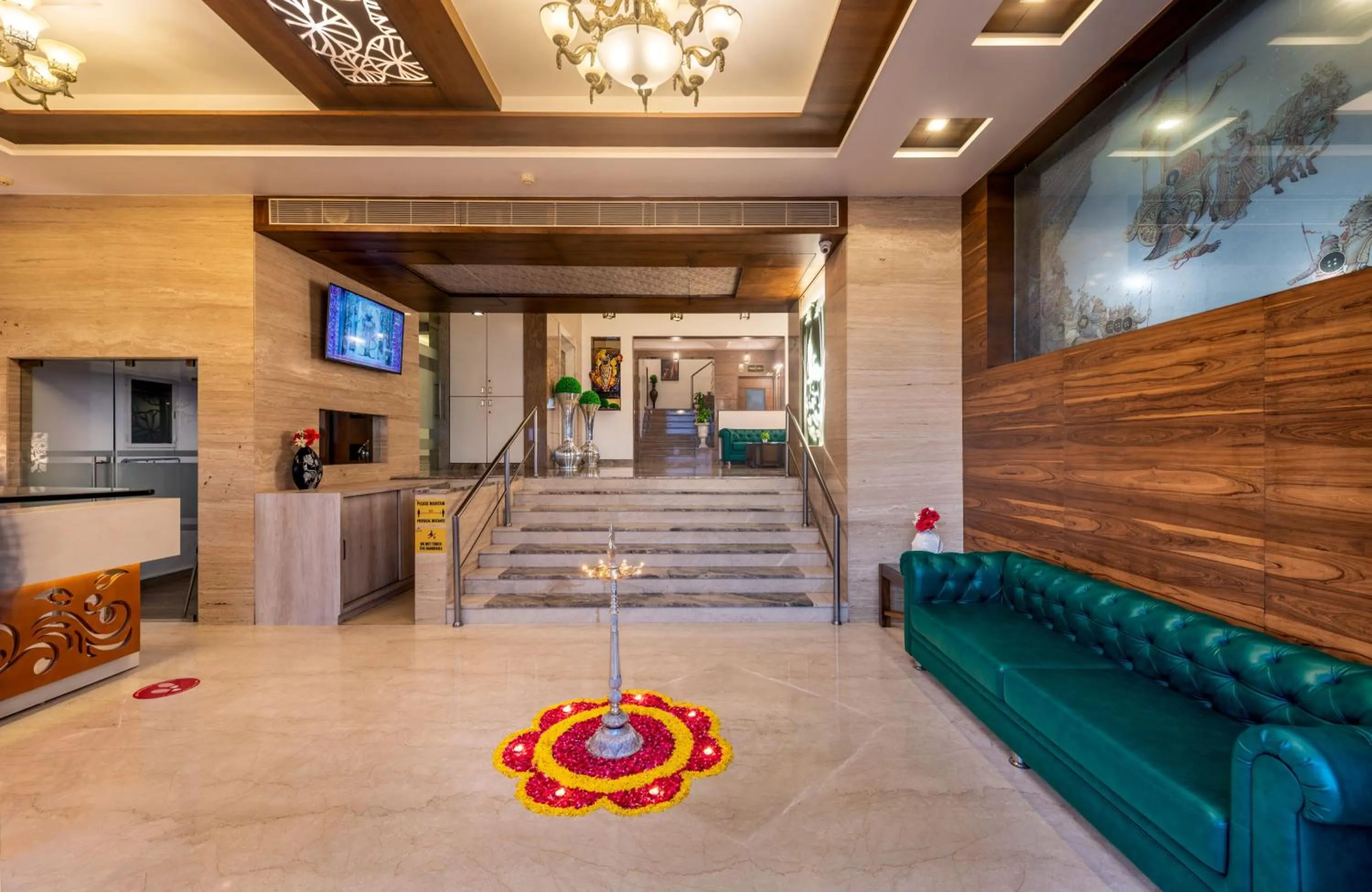 Lobby or reception in Dwarkadhish Lords Eco Inn