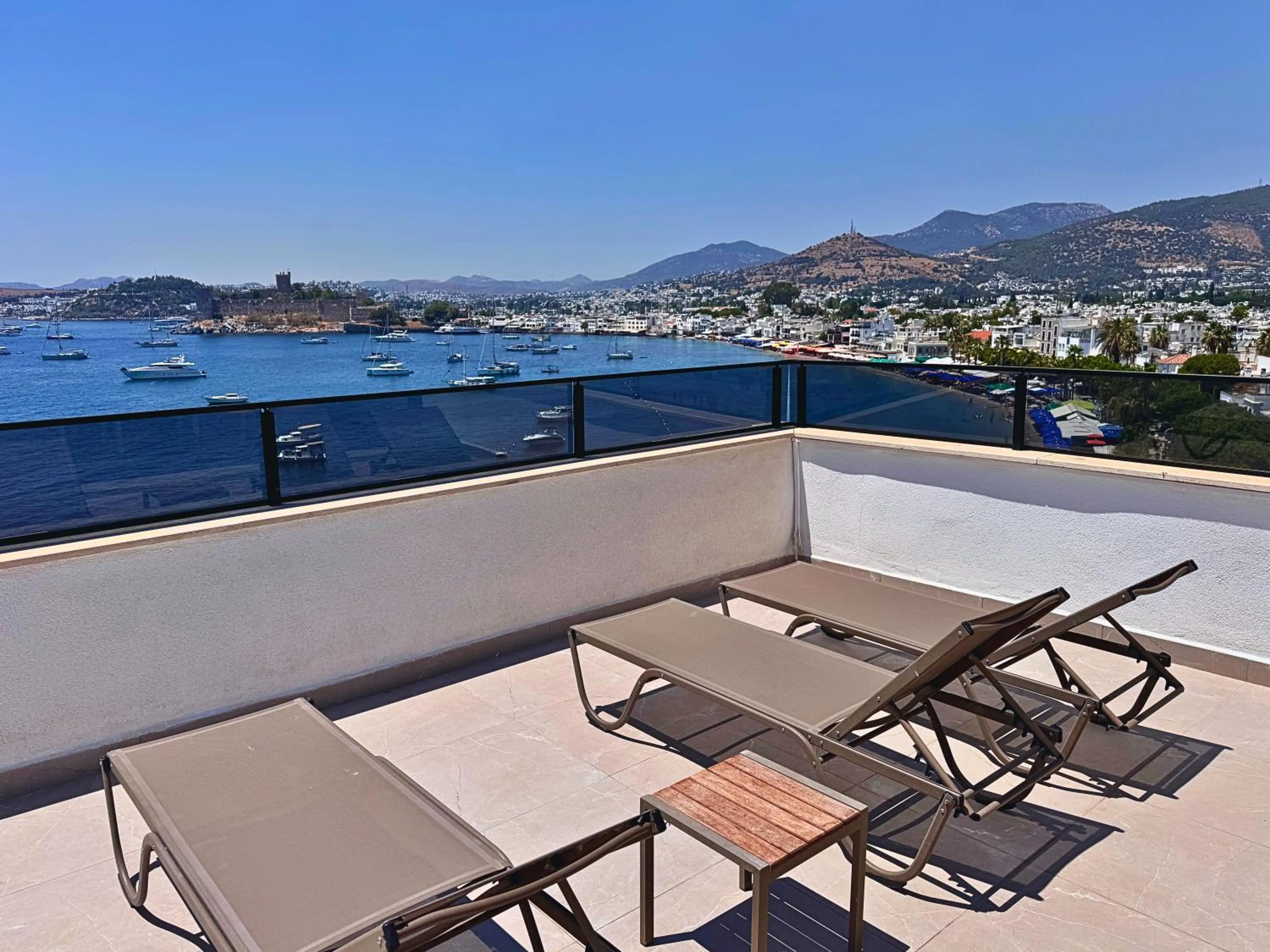 Balcony/Terrace in Bodrum Gulet Otel