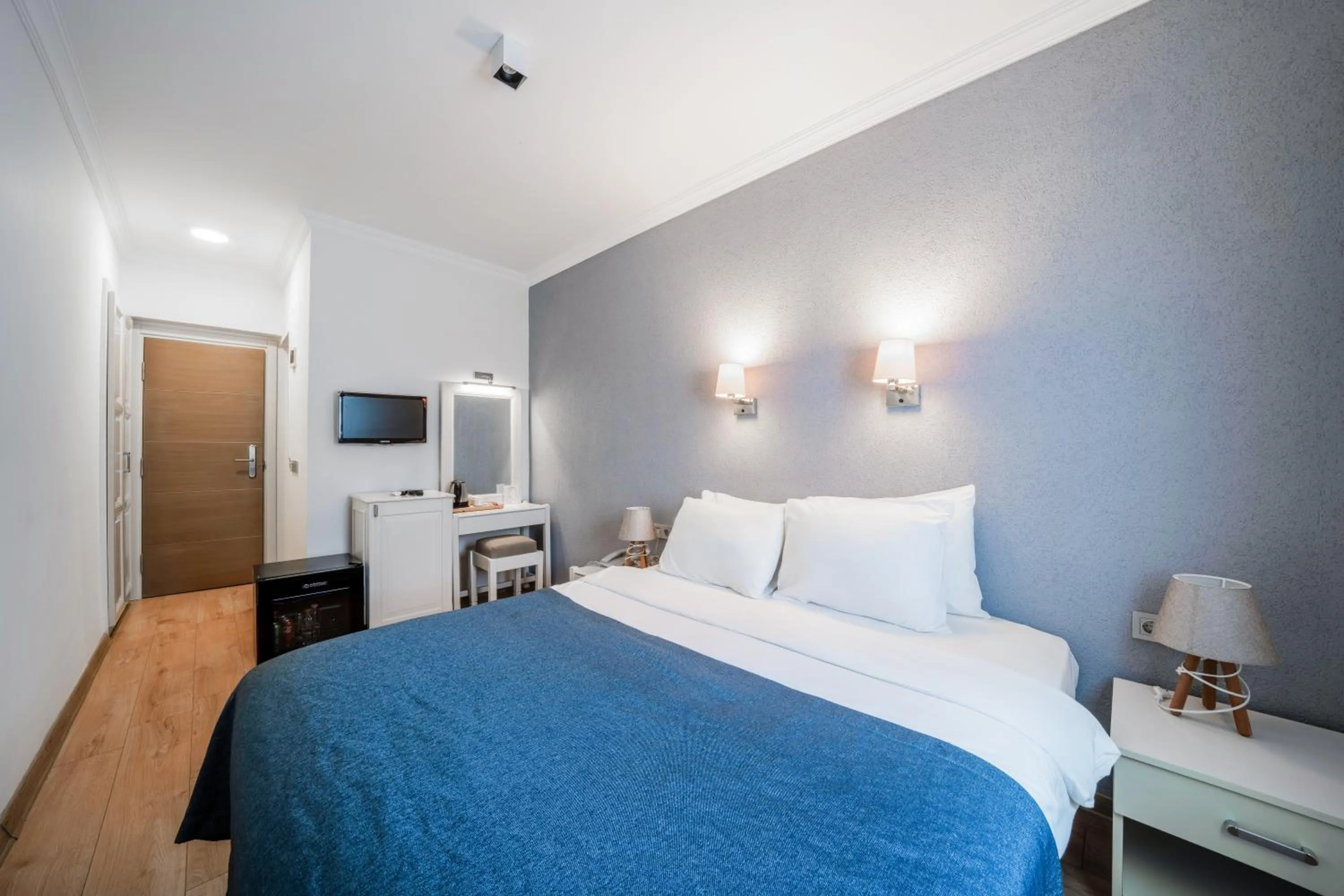 Bed in Bodrum Gulet Otel