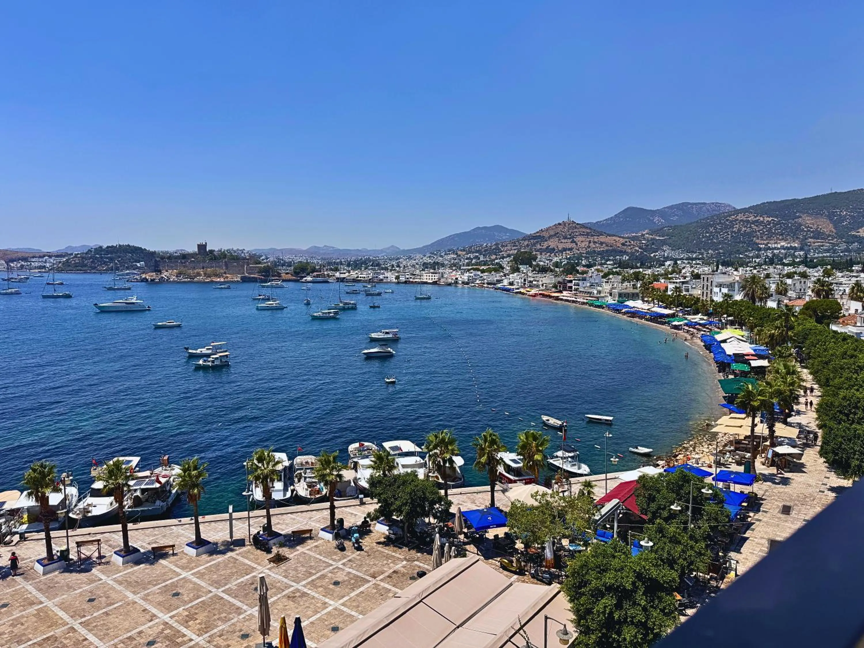 Bird's eye view in Bodrum Gulet Otel