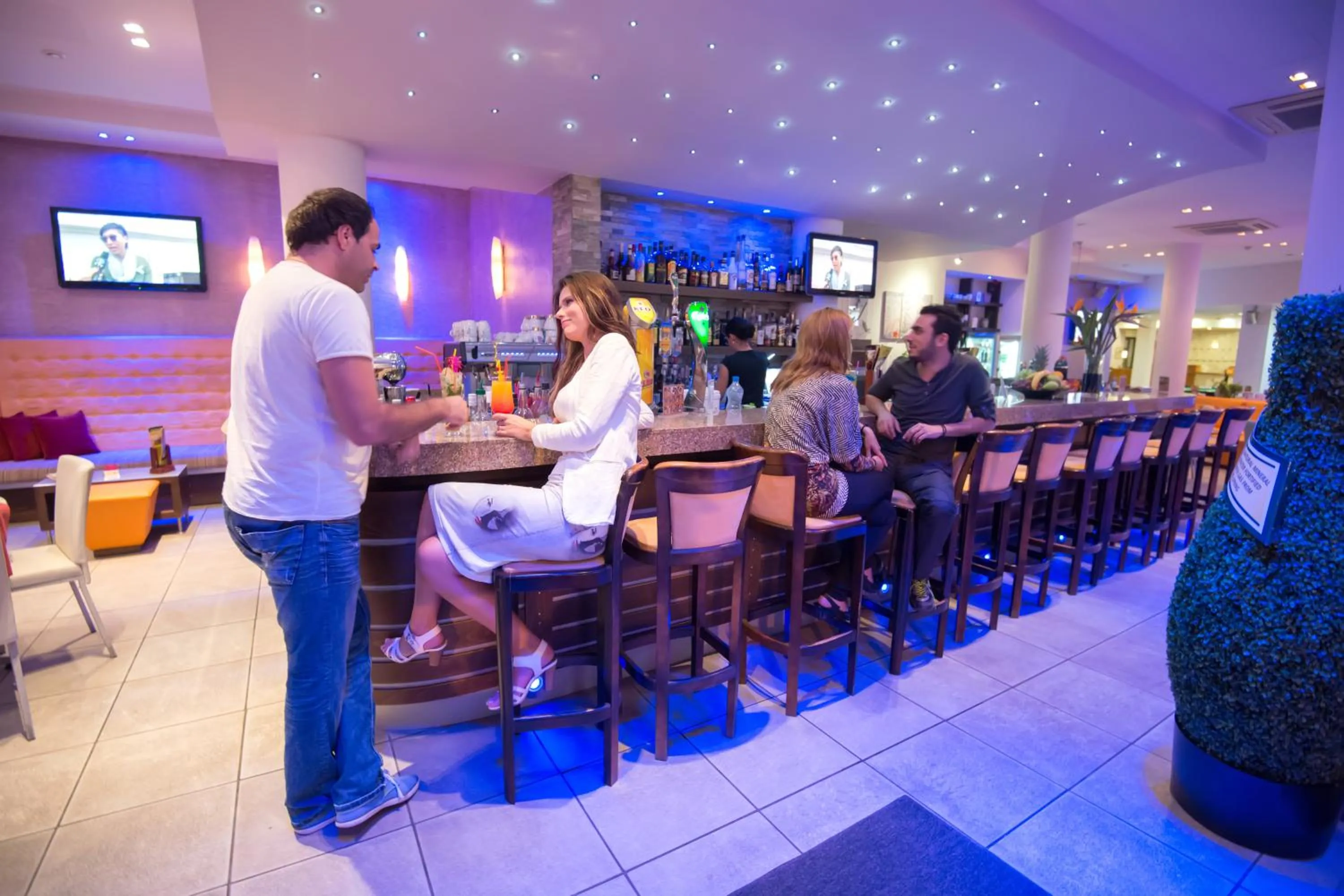 People in Eligonia Hotel Apartments