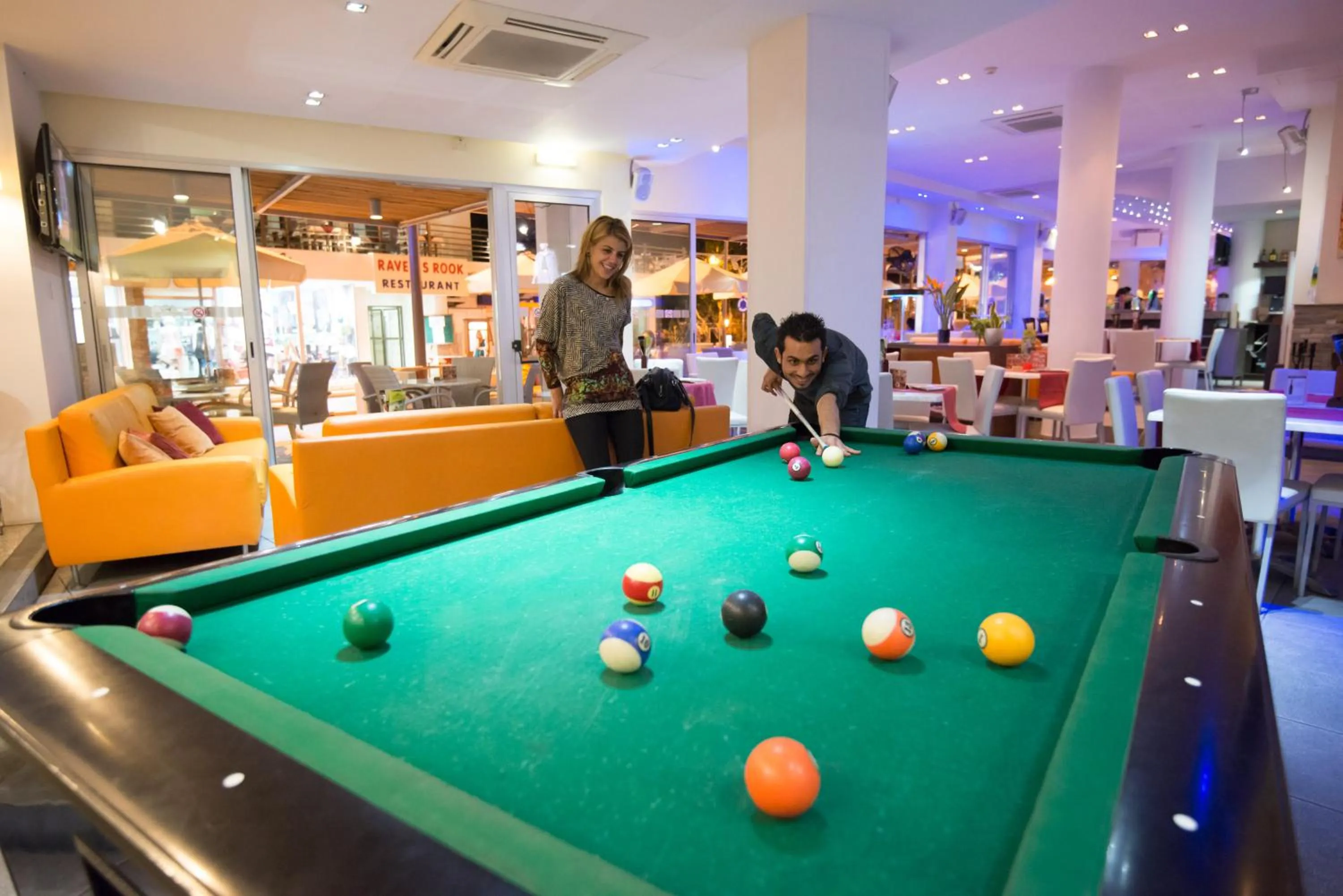 Billiard in Eligonia Hotel Apartments