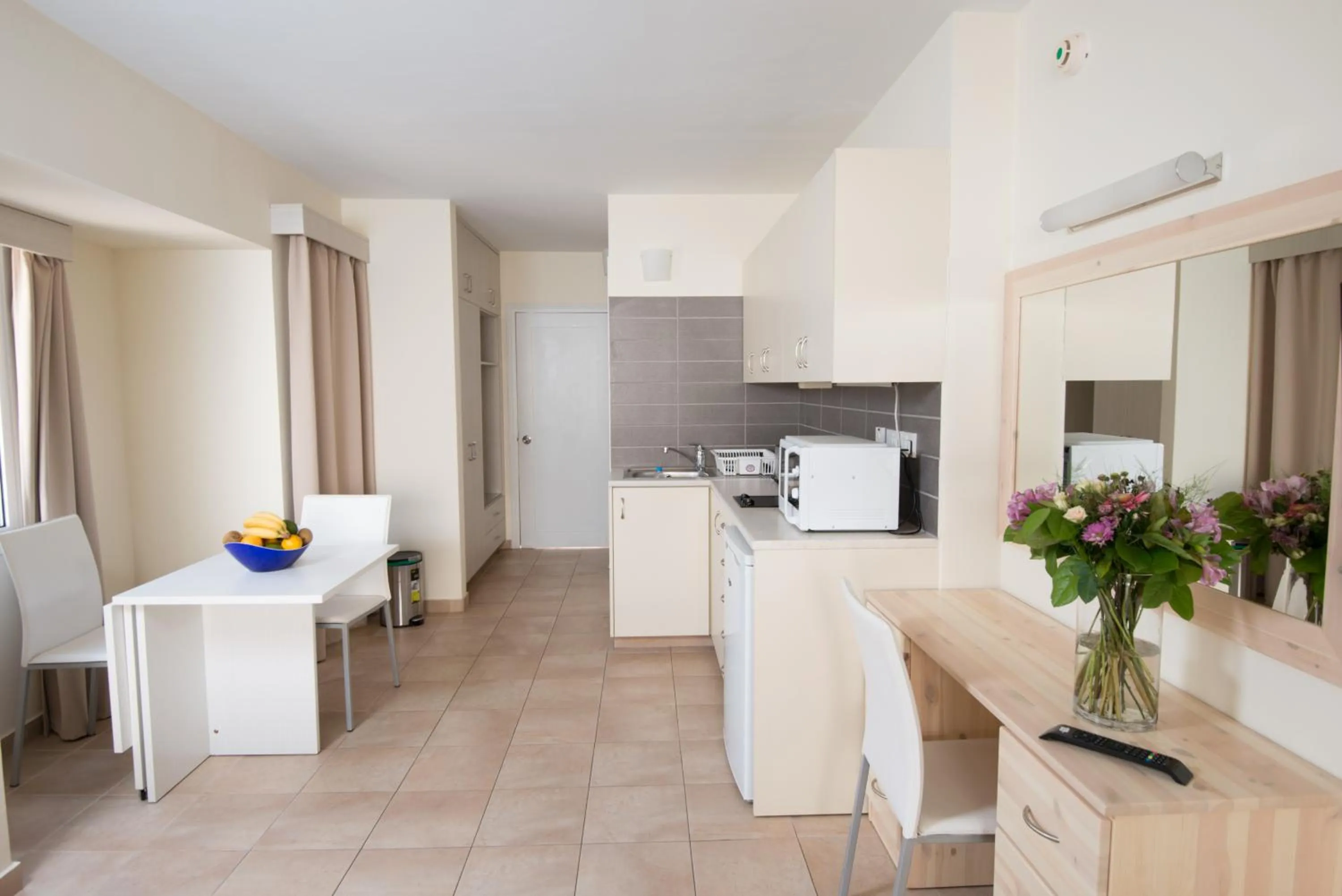 Kitchen or kitchenette in Eligonia Hotel Apartments