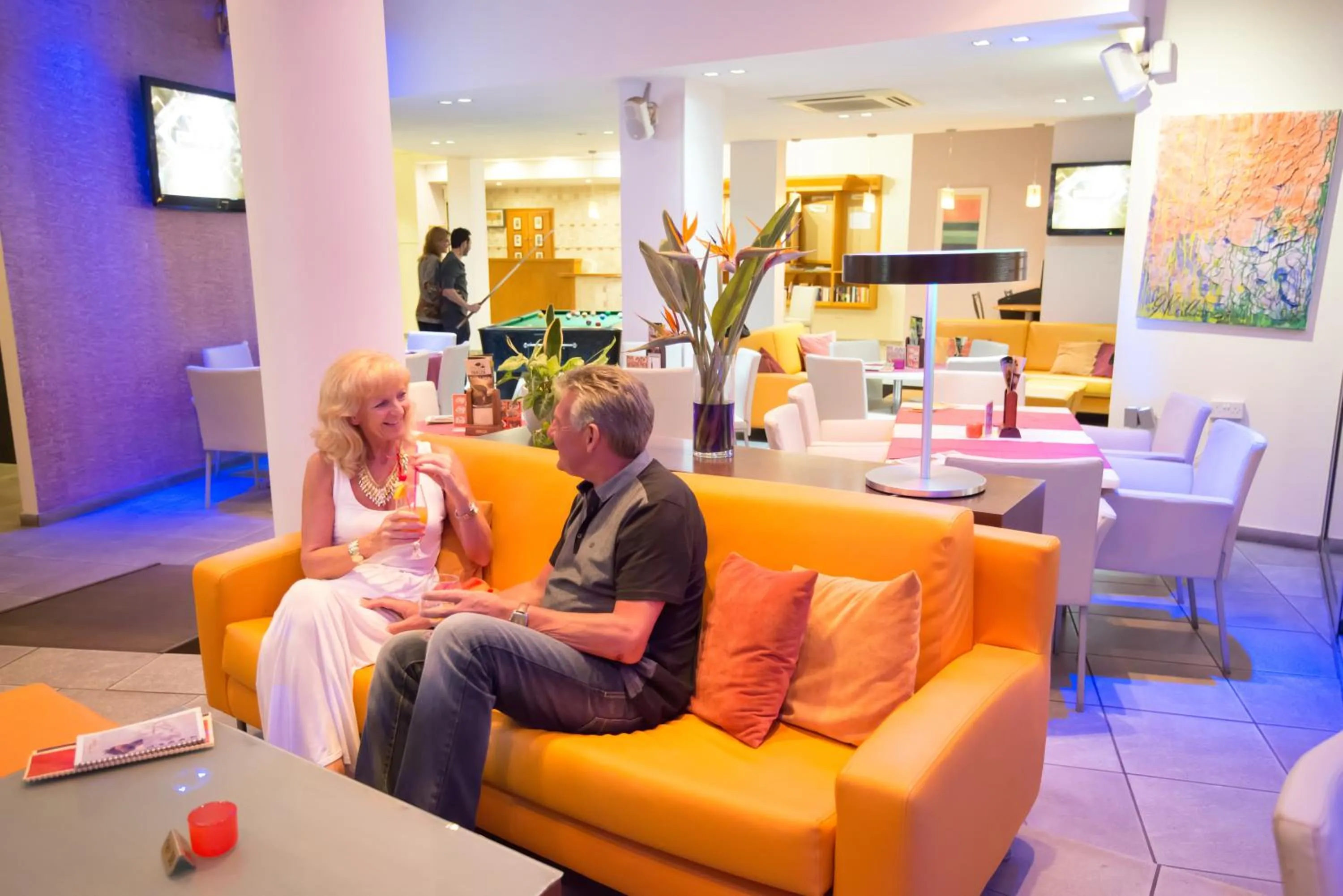 People in Eligonia Hotel Apartments