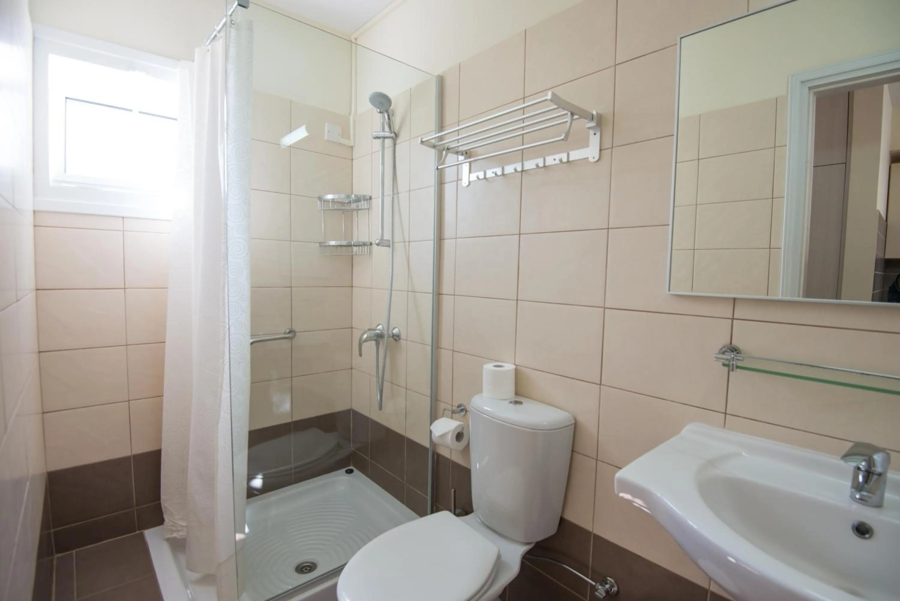 Bathroom in Eligonia Hotel Apartments