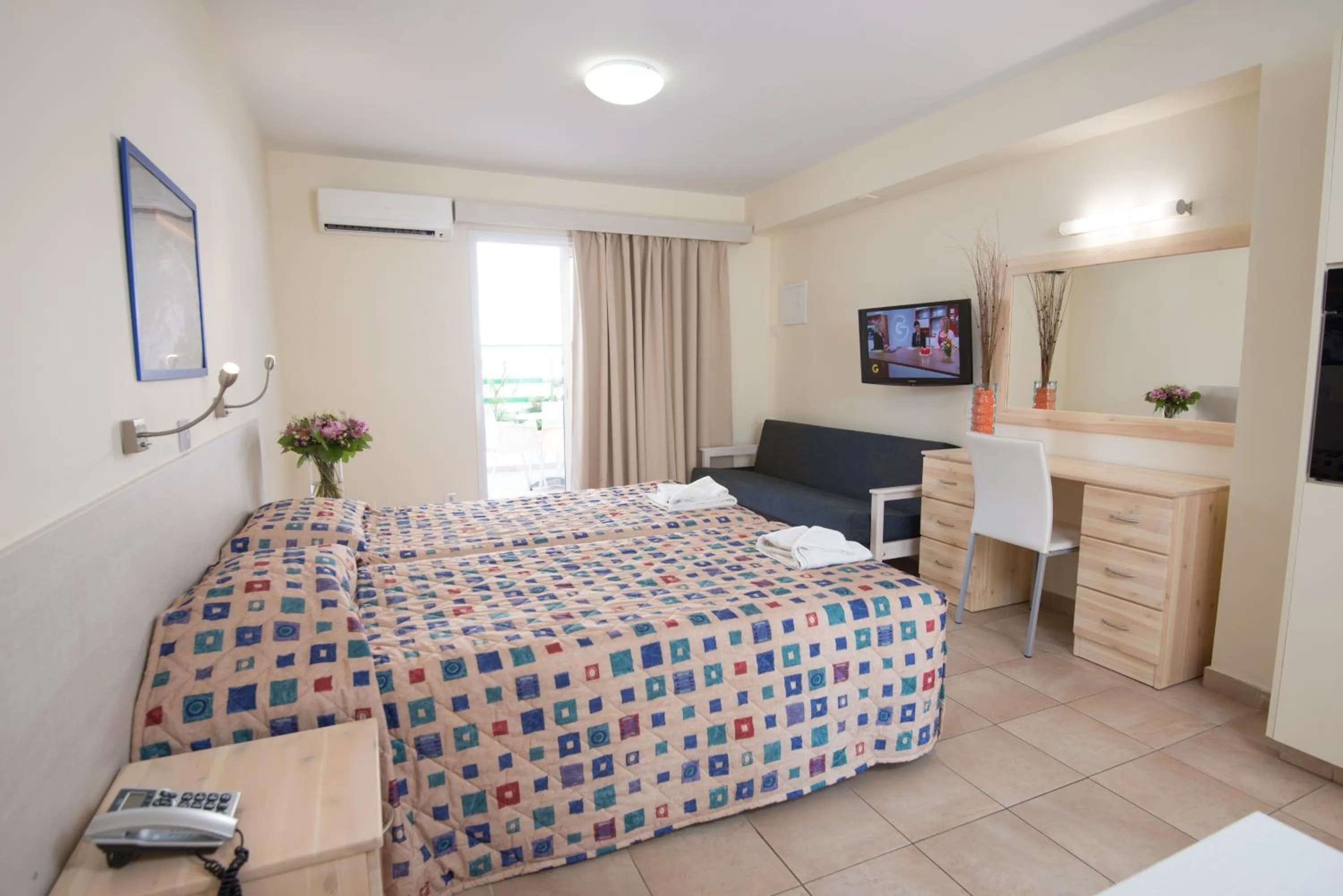 Photo of the whole room, Bed in Eligonia Hotel Apartments