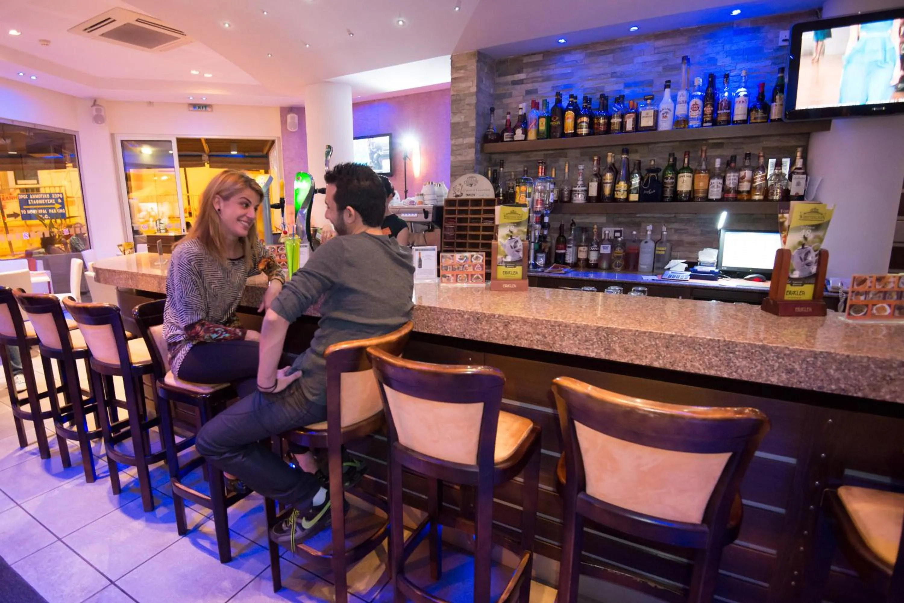 Lounge or bar in Eligonia Hotel Apartments