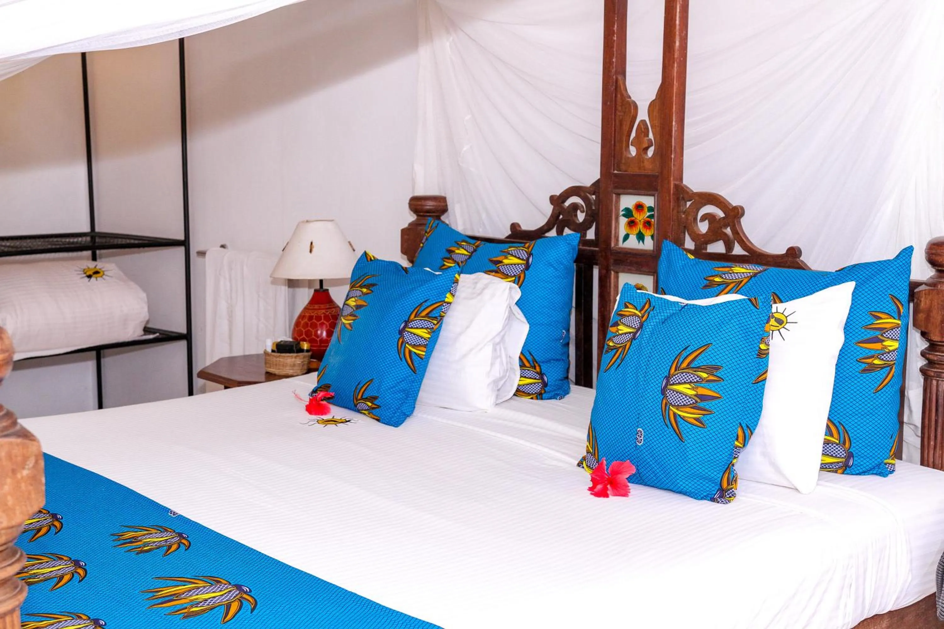 Bed in Kahama Hotel Mombasa