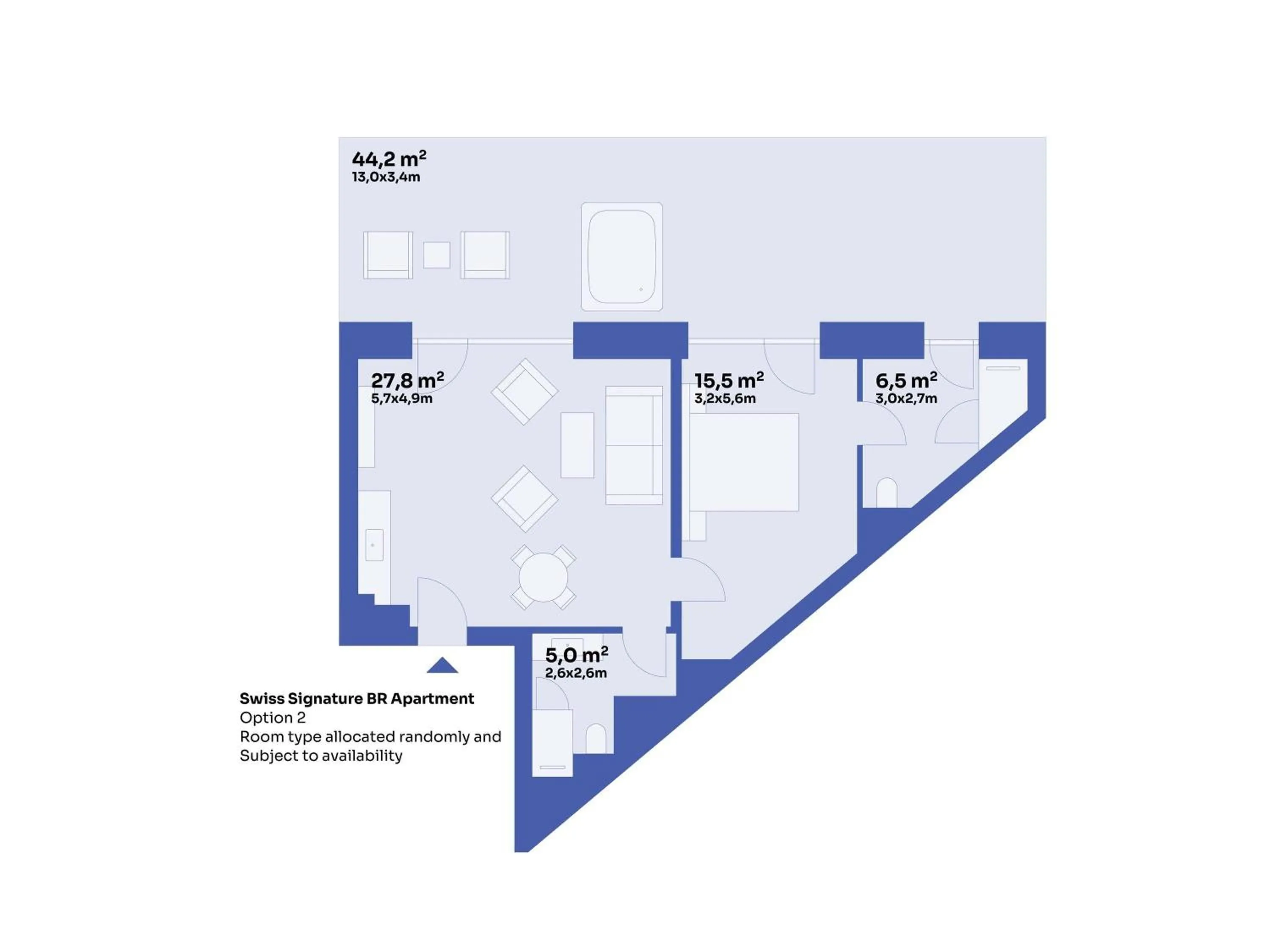 Bedroom in Swissôtel Poiana Brasov