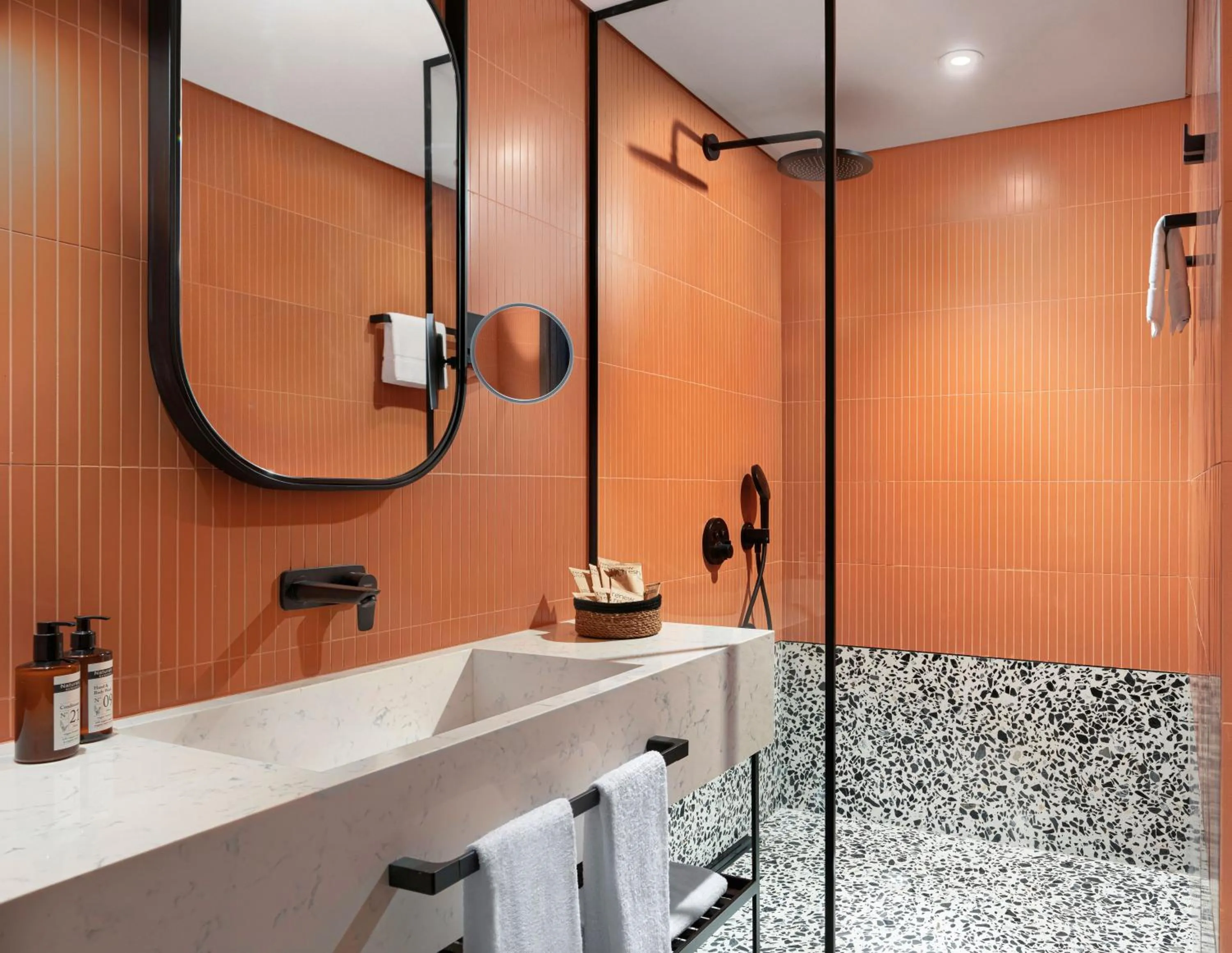 Bathroom in Mövenpick Hotel Istanbul Marmara Sea