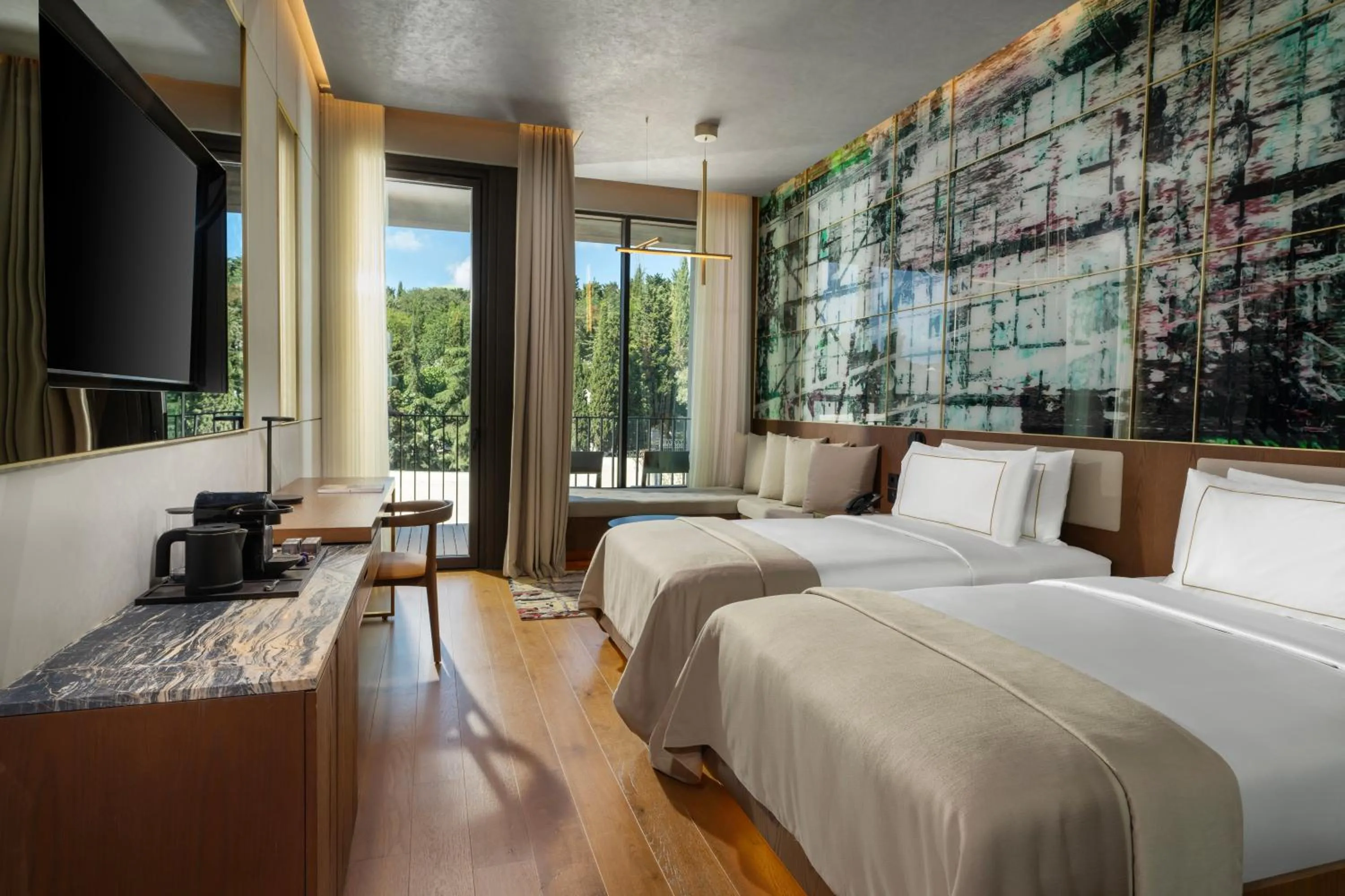 Coffee/tea facilities, Bed in Rixos Tersane Istanbul