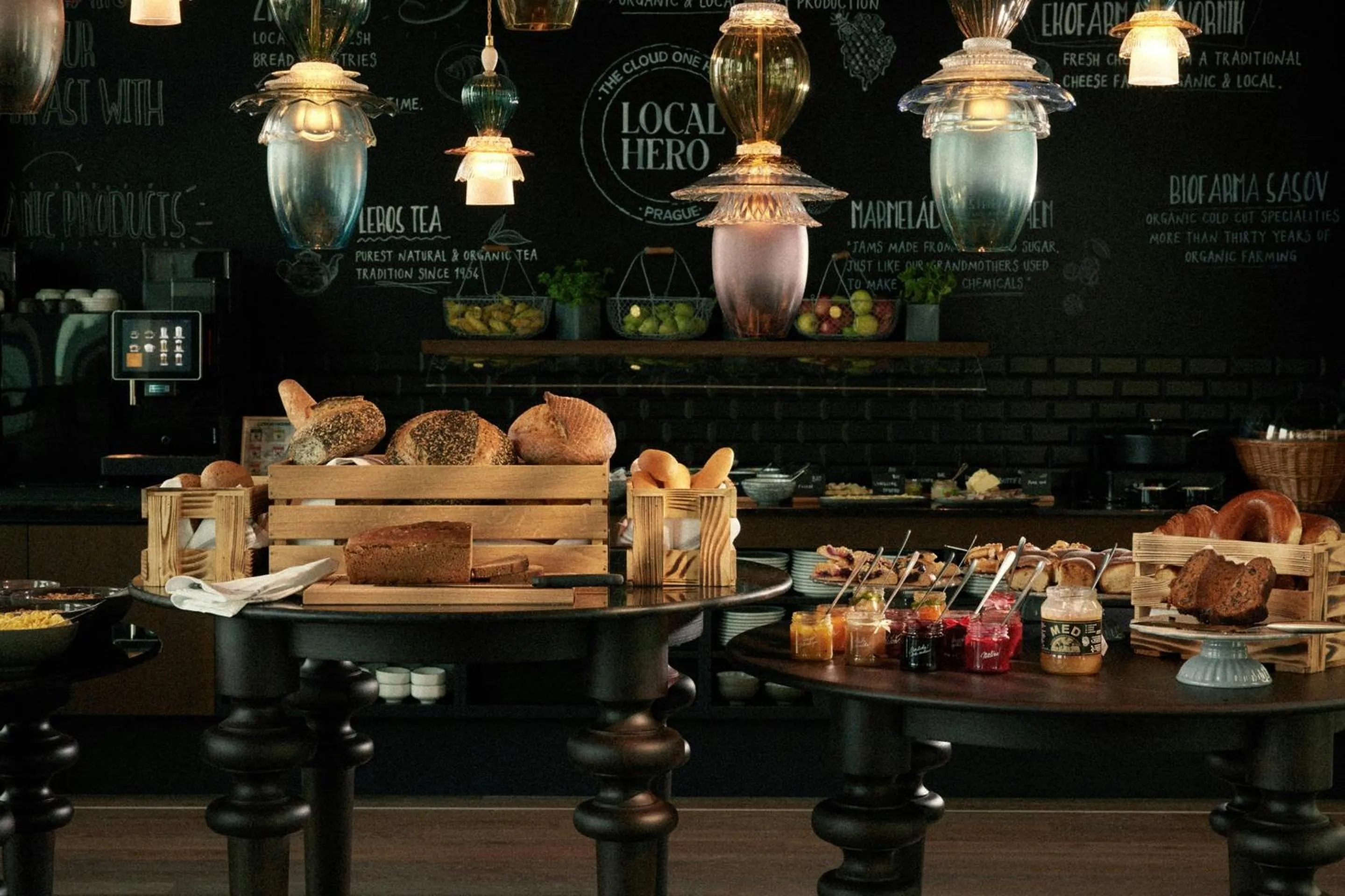 Buffet breakfast in The Cloud One Prague