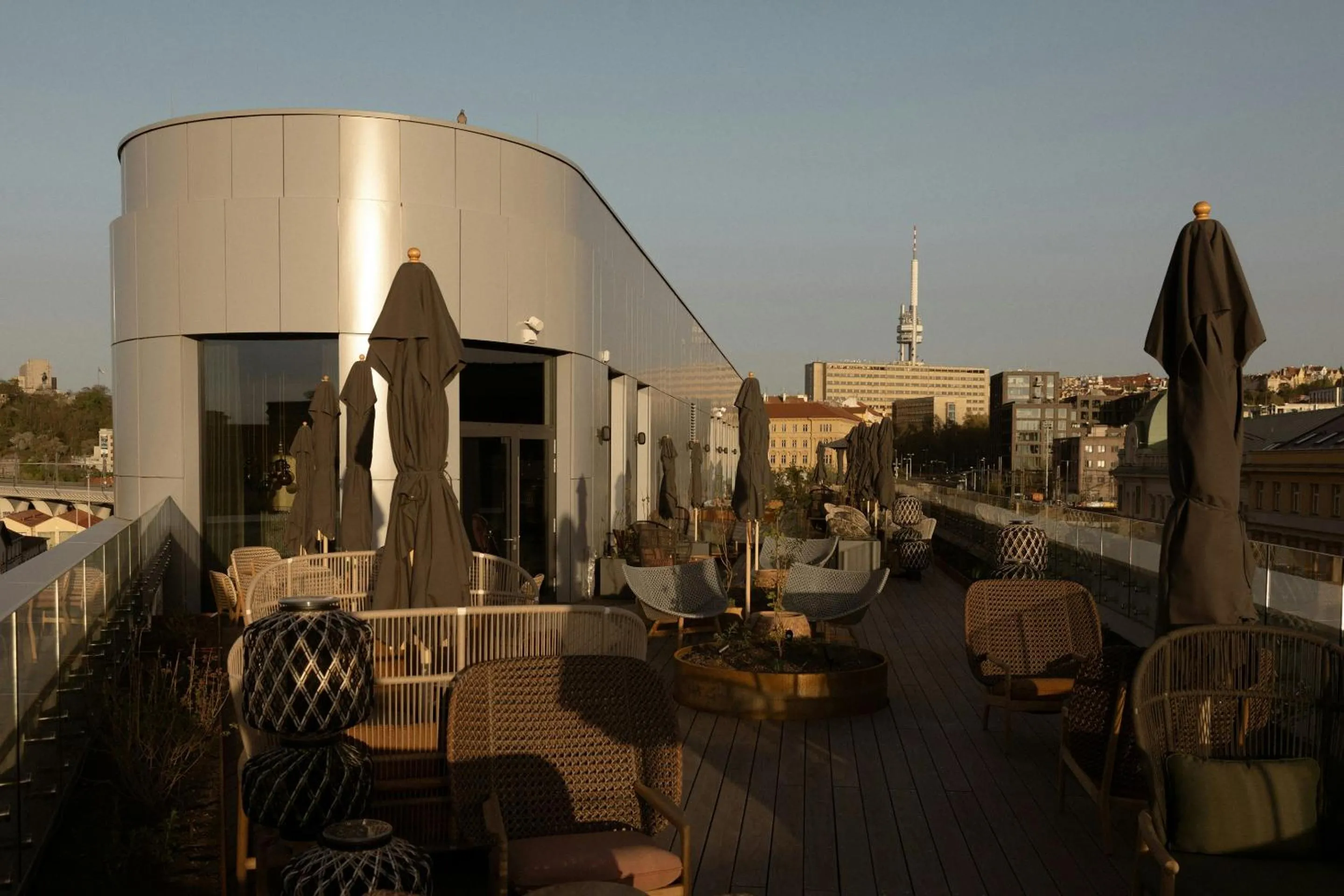 Balcony/Terrace in The Cloud One Prague