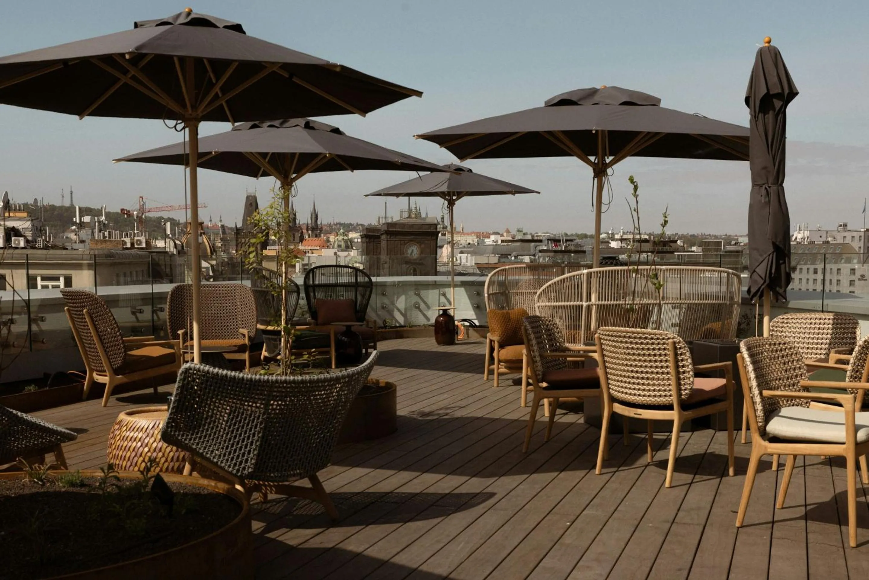 Balcony/Terrace in The Cloud One Prague