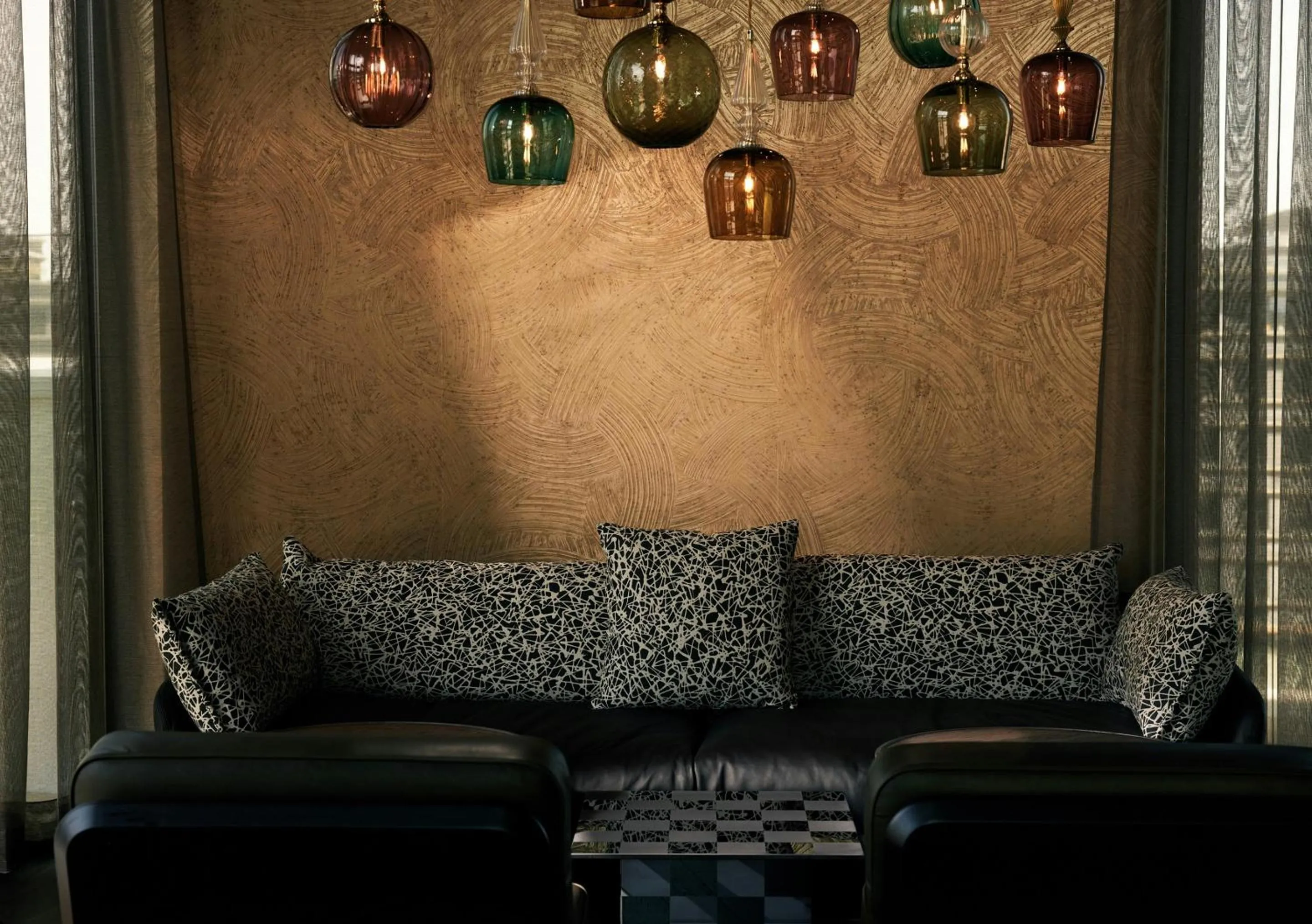 Lounge or bar in The Cloud One Prague