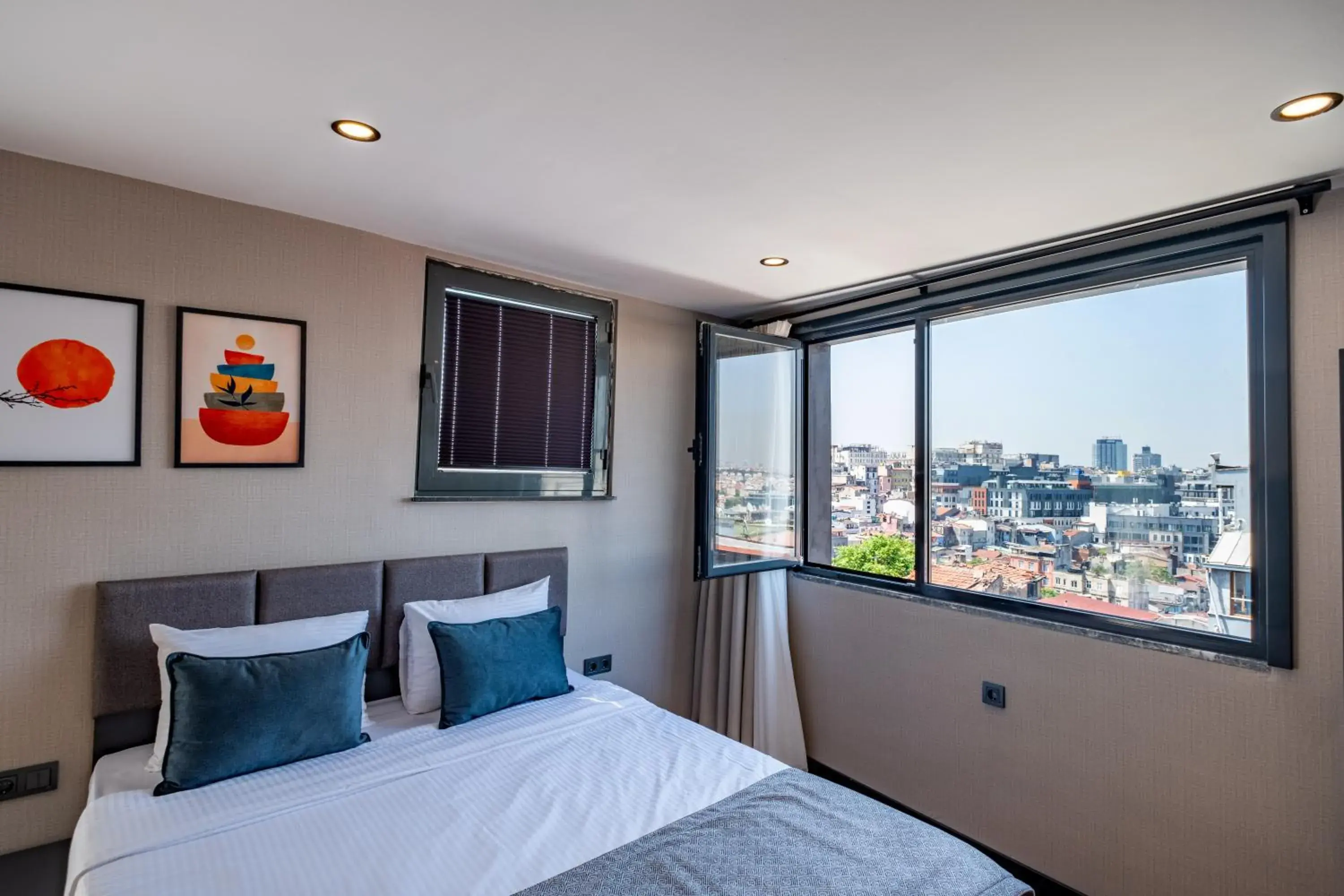 View (from property/room), Bed in The Row Suites Taksim View (from property/room), Bed in The Row Suites Taksim