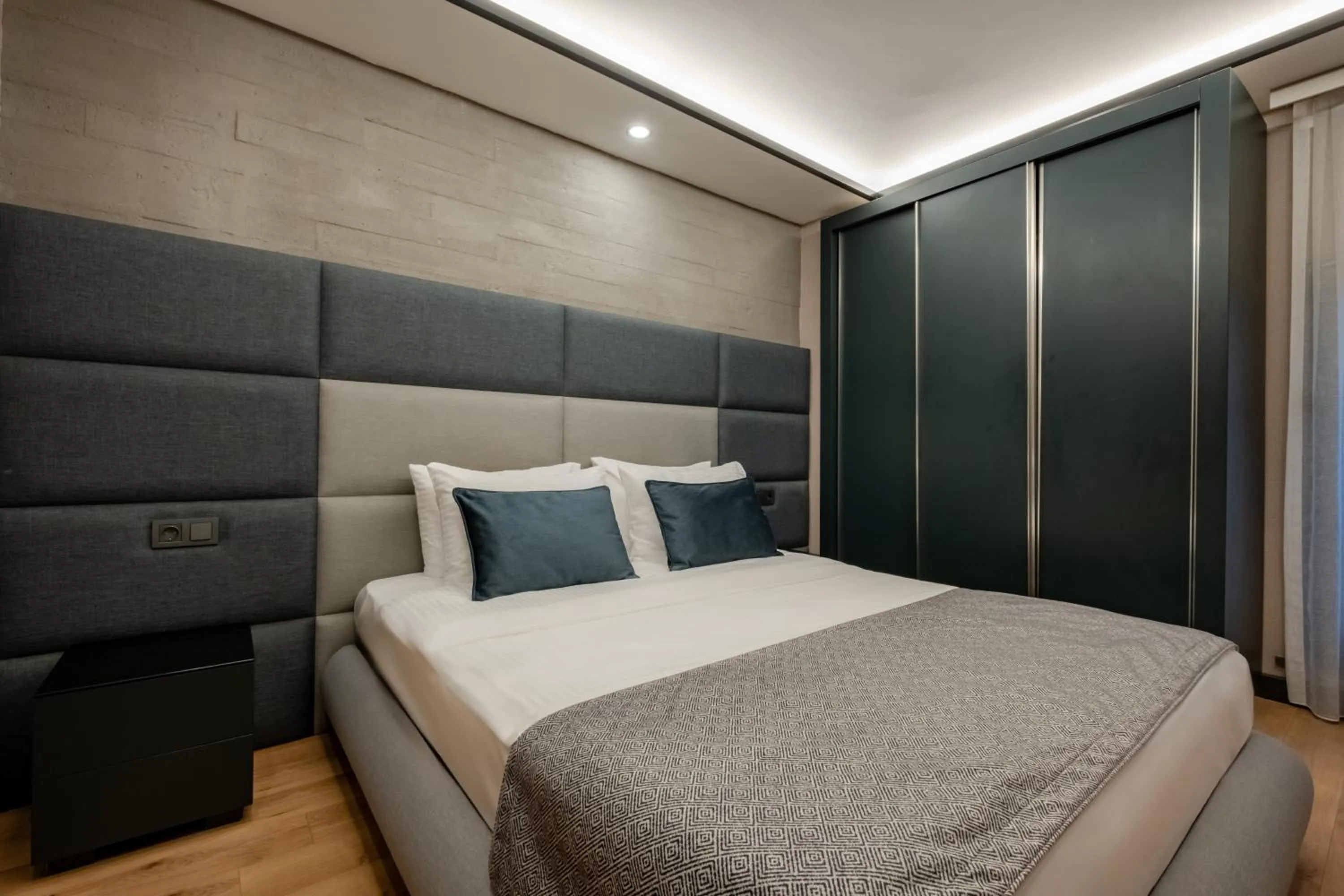 Bed in The Row Suites Taksim