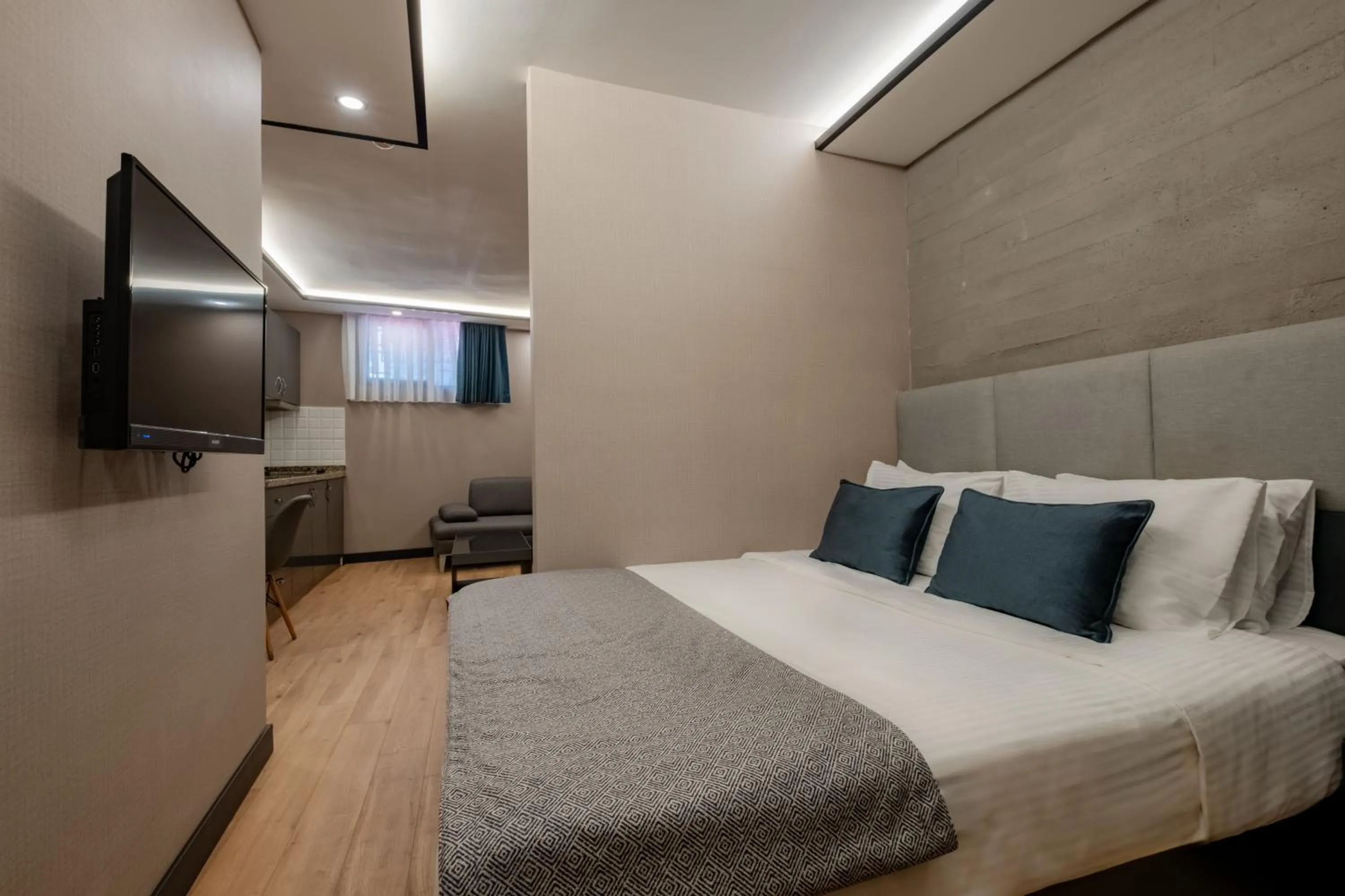 Bedroom, Bed in The Row Suites Taksim