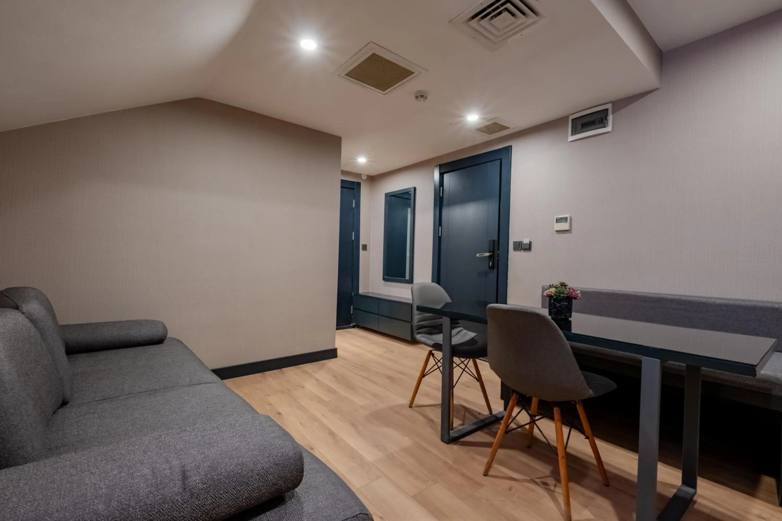 Seating area in The Row Suites Taksim