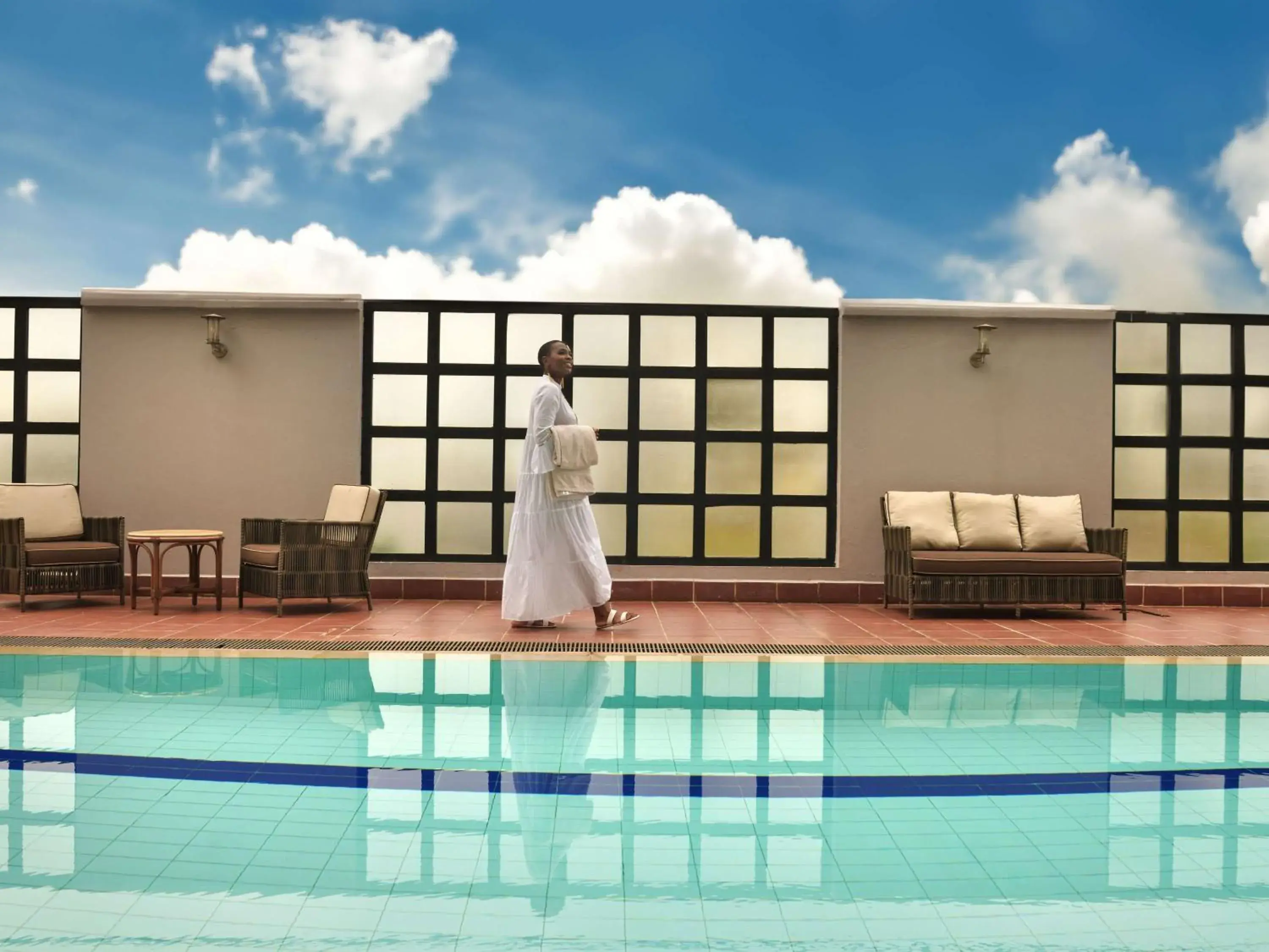 Pool view in Pullman Nairobi Upper Hill Pool view in Pullman Nairobi Upper Hill