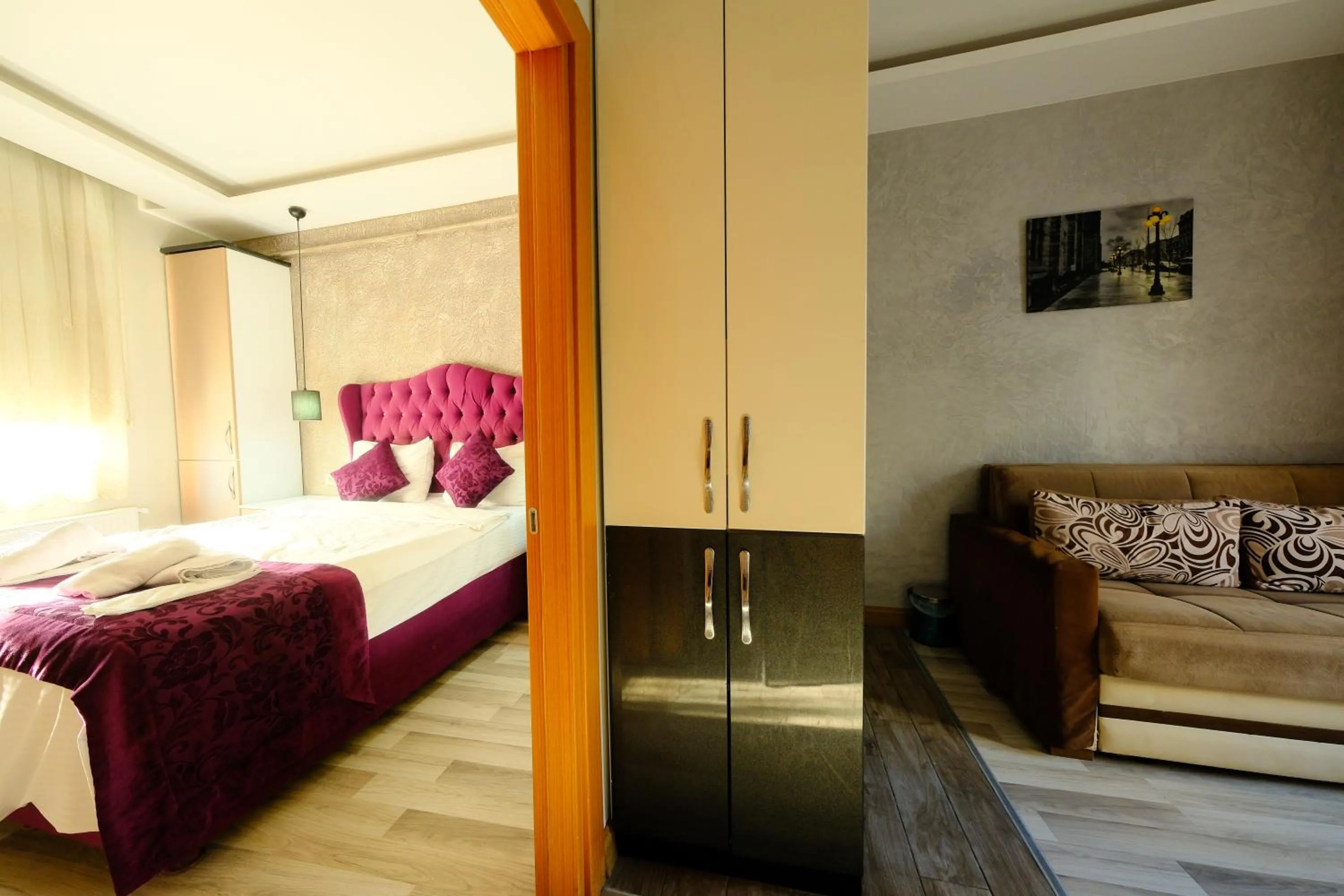 Bed in Taksim Celebi Suites