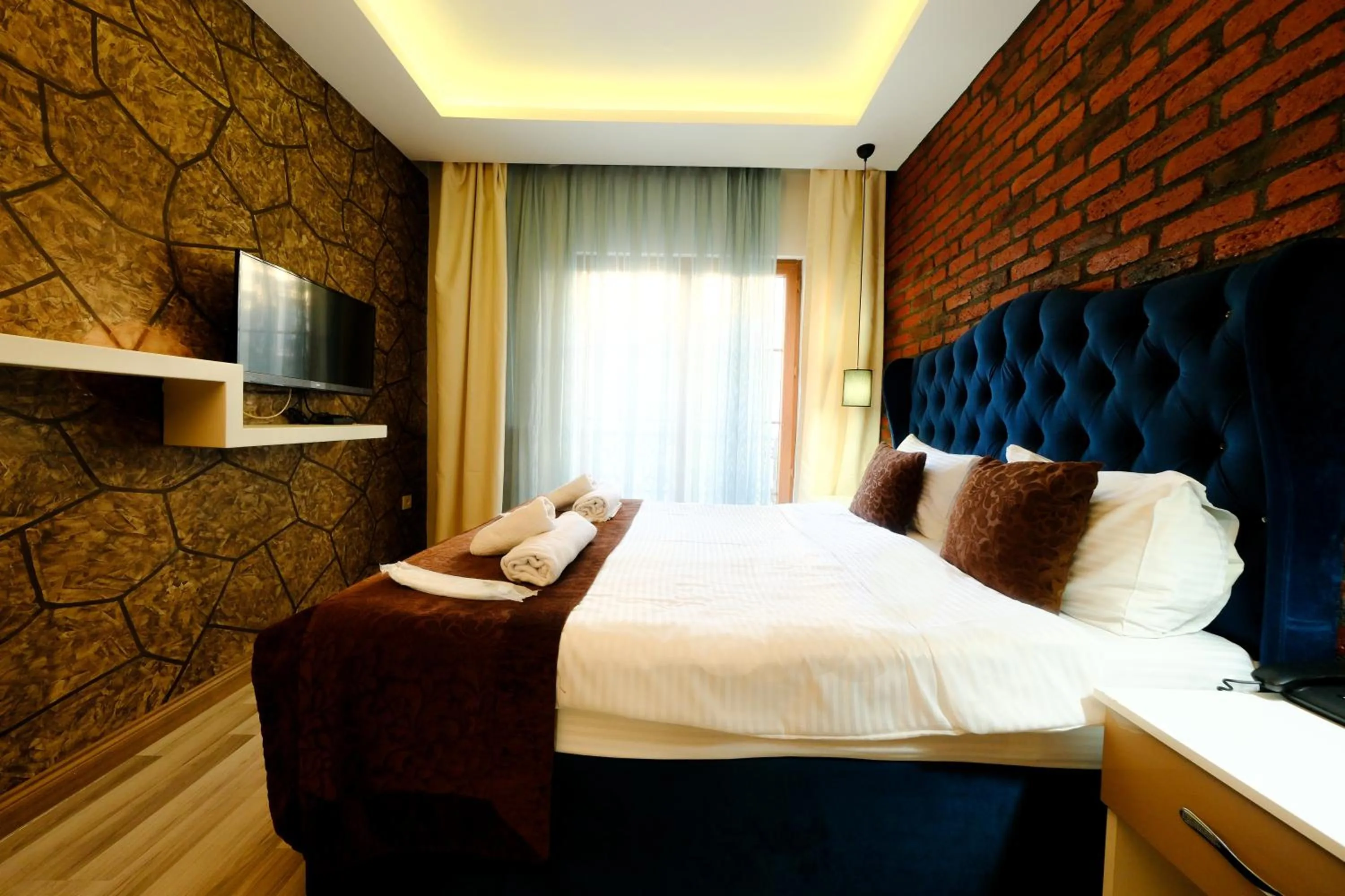 Bed in Taksim Celebi Suites