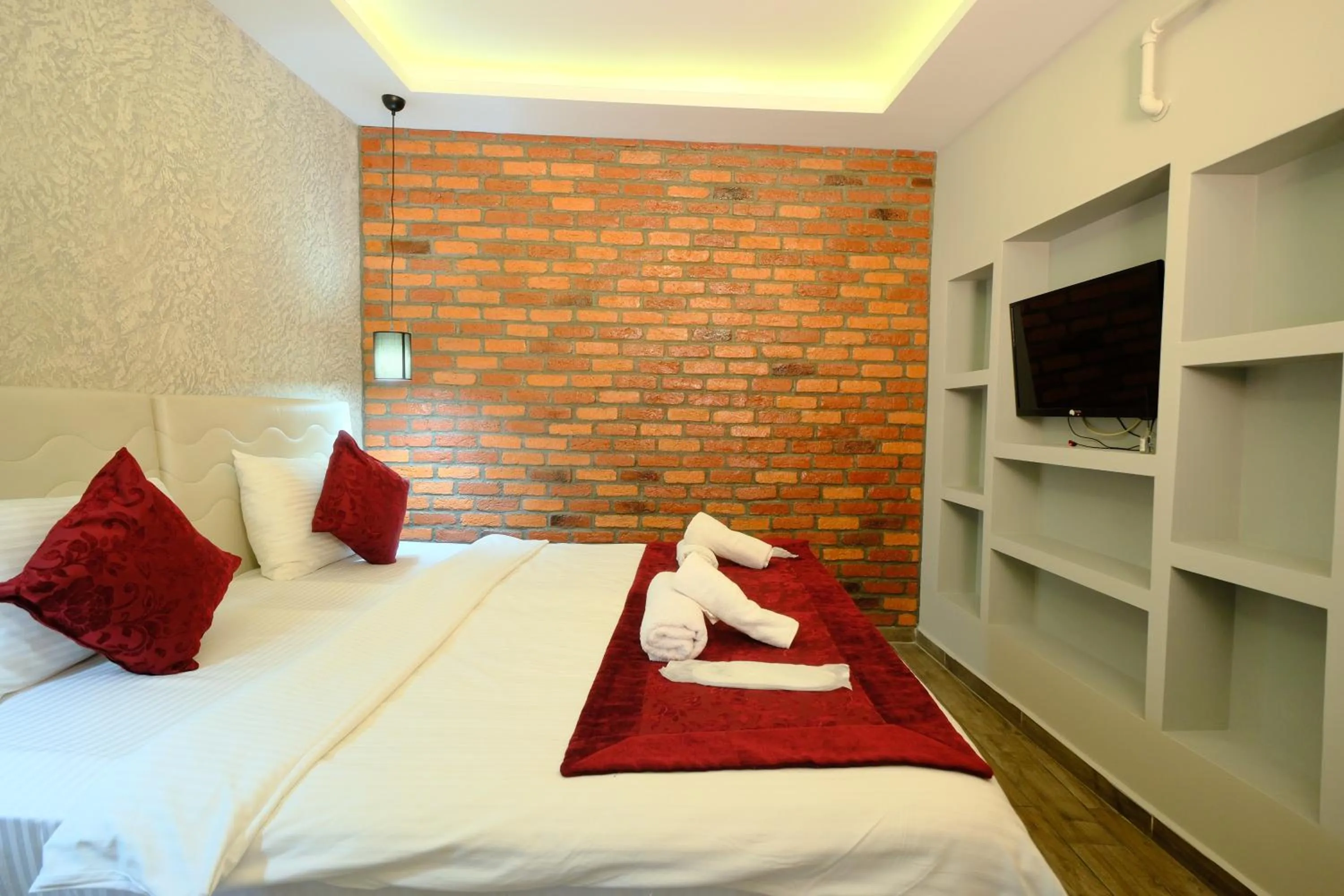 Bed in Taksim Celebi Suites