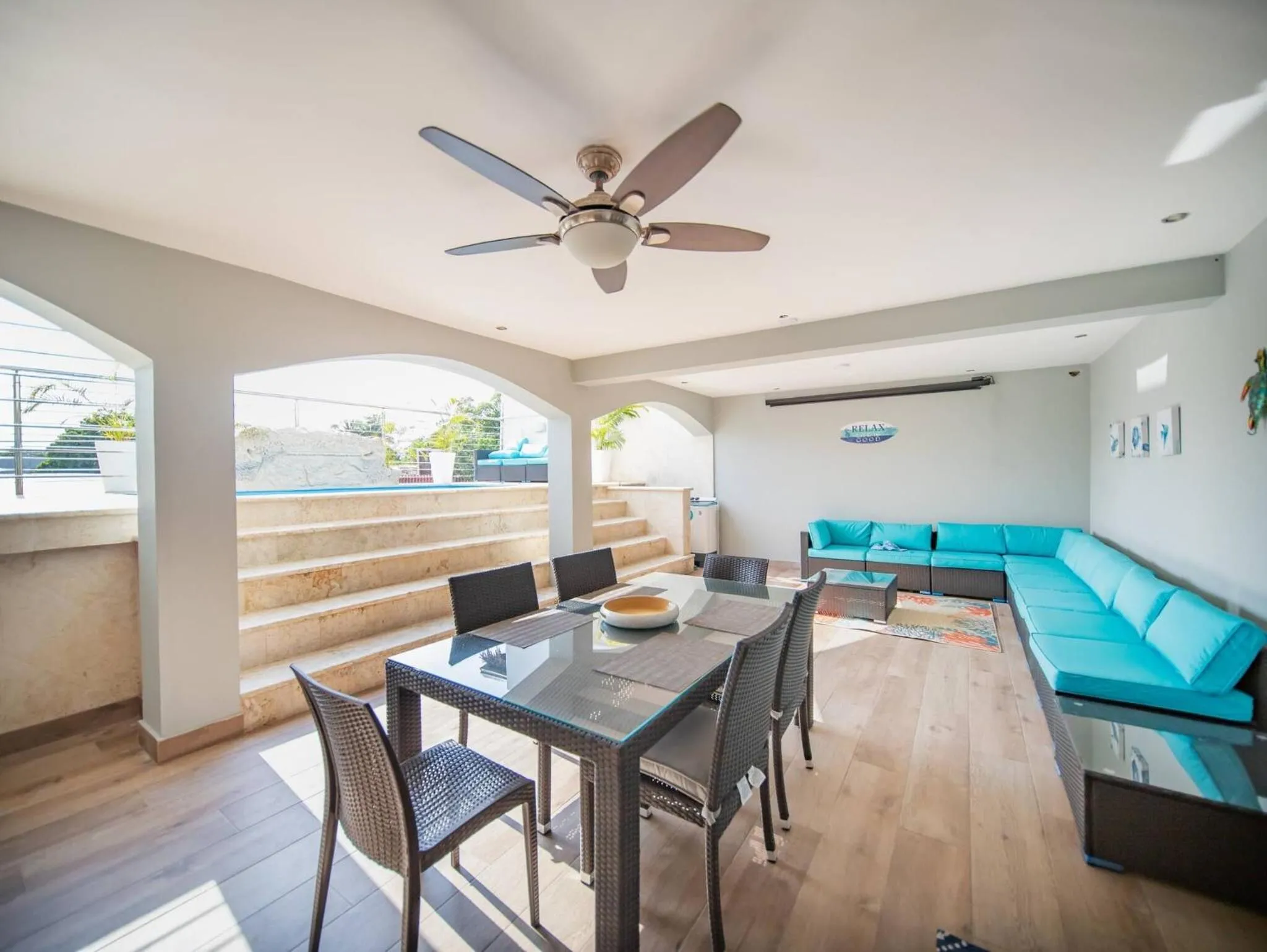 4br Penthouse With Rooftop Pool In Sosua Strip