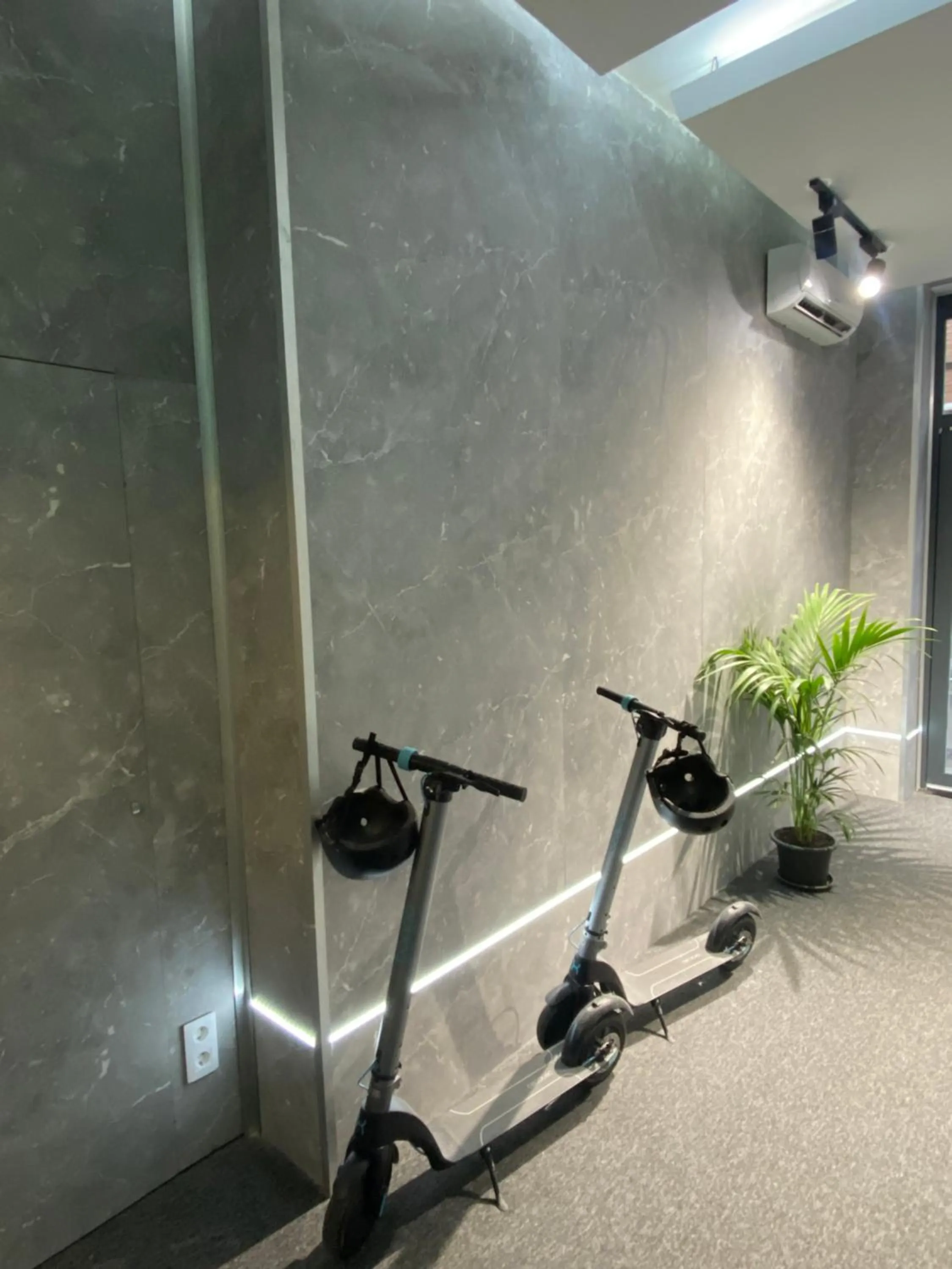 Cycling in Futurotel Spa Garden