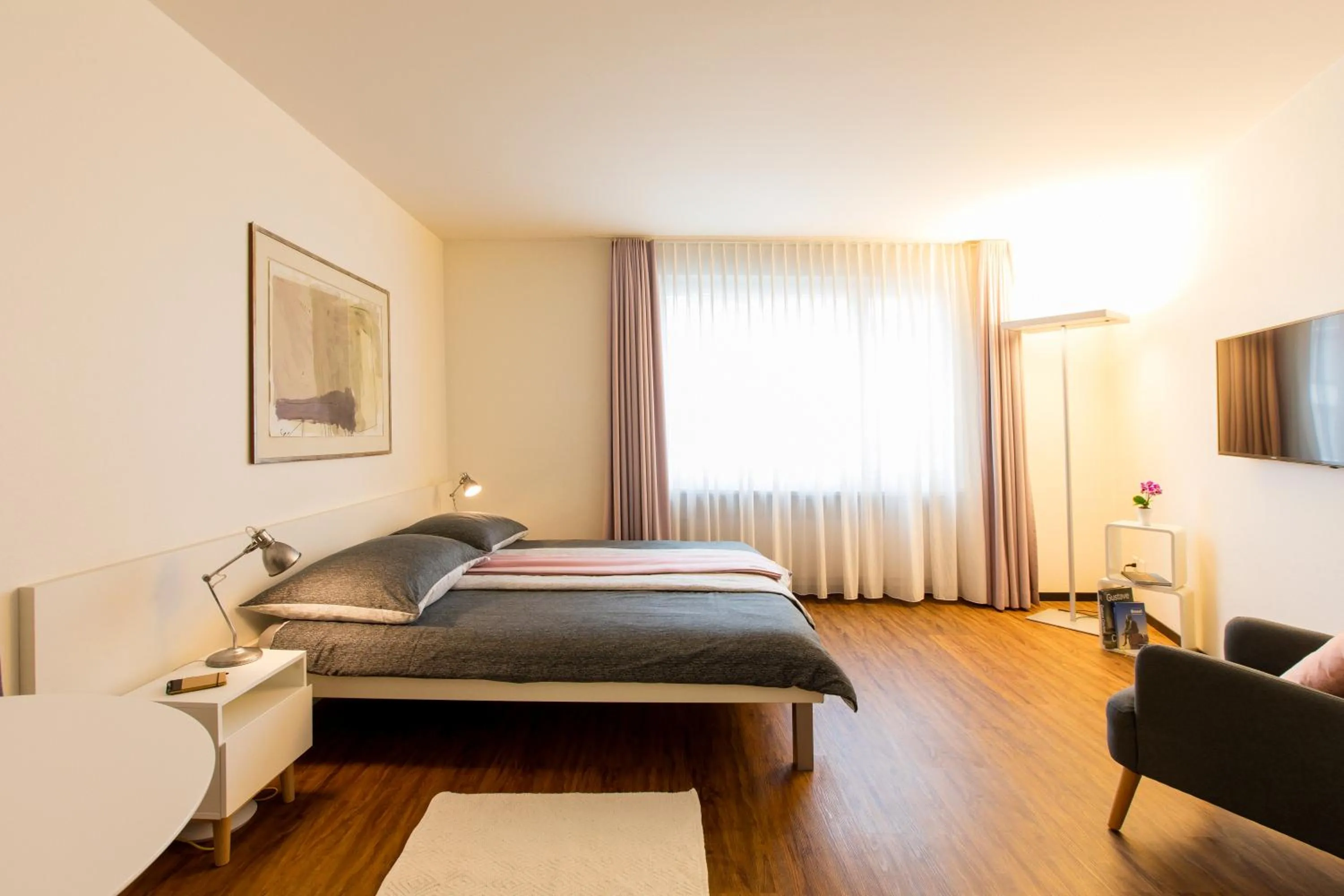 Bed in Apartmenthaus zum Trillen Basel City Center