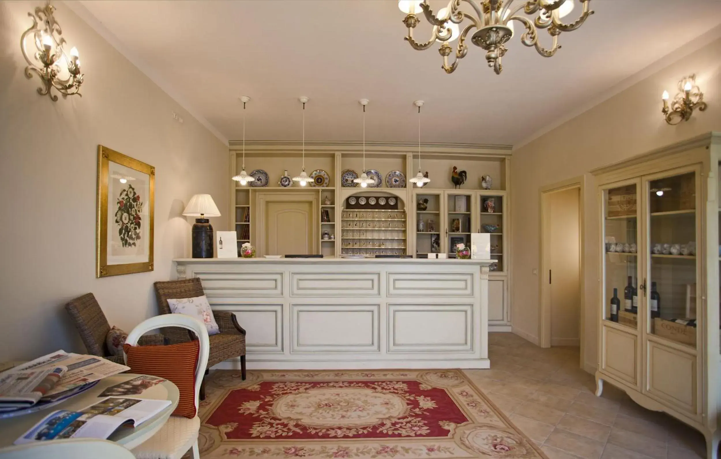 Lobby or reception in Borgo Conde Wine Resort Lobby or reception in Borgo Conde Wine Resort