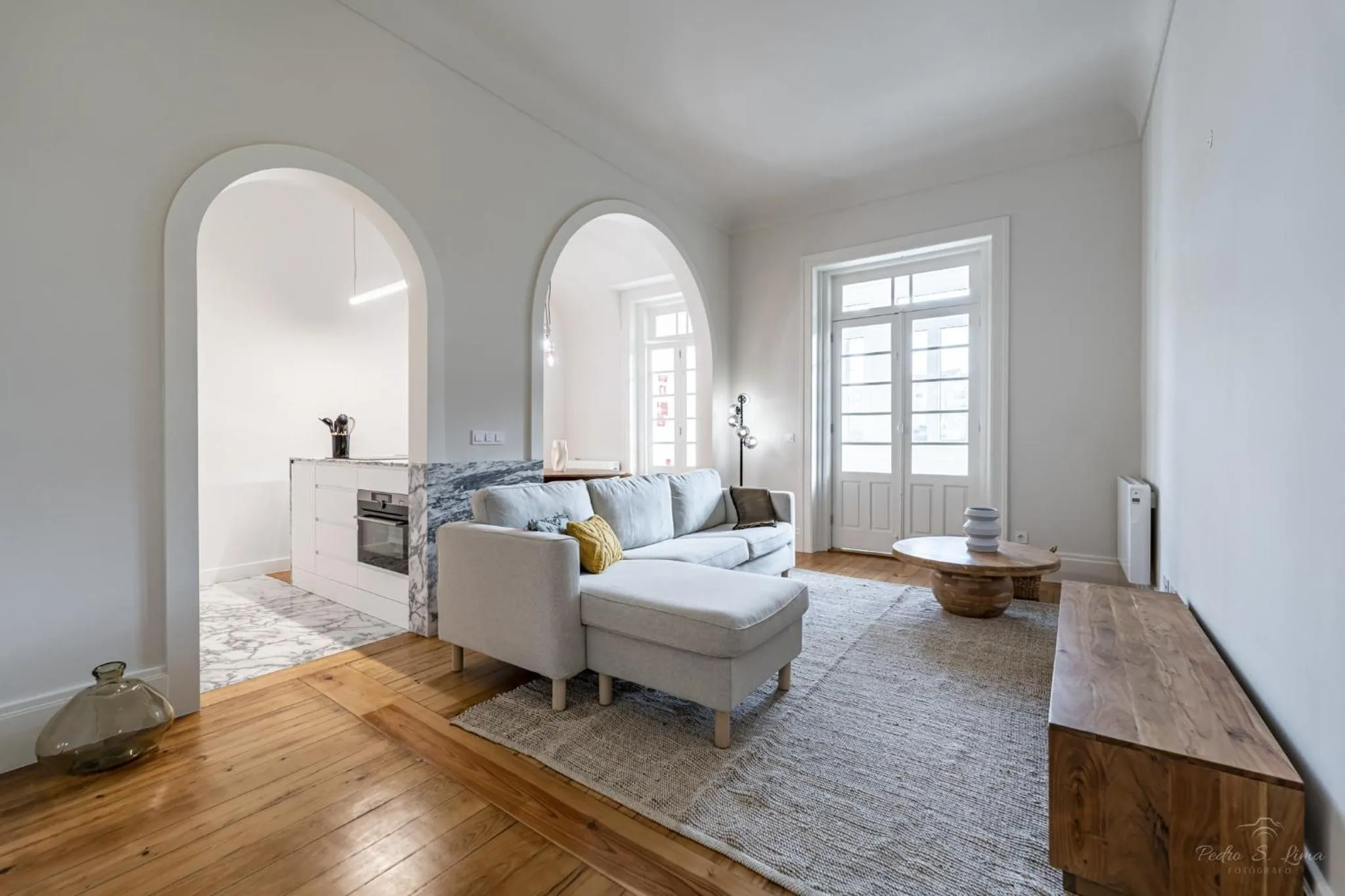 Living room, Bed in Nomad's Family - 3BDR Charming Hideouts Porto