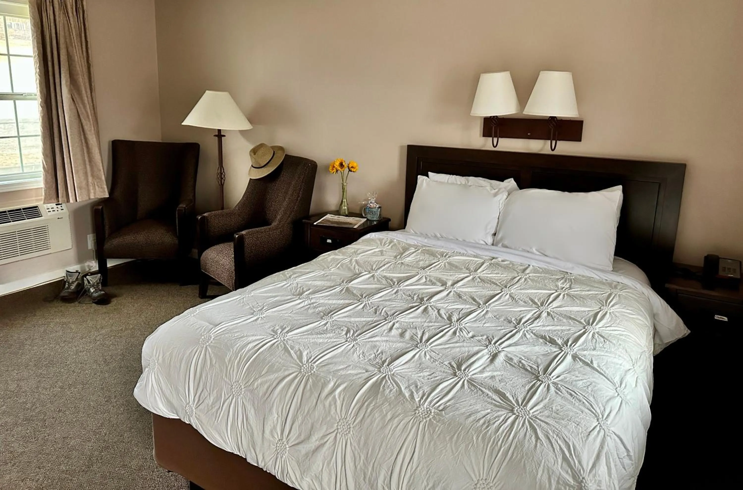 Bed in Blowing Rock Inn